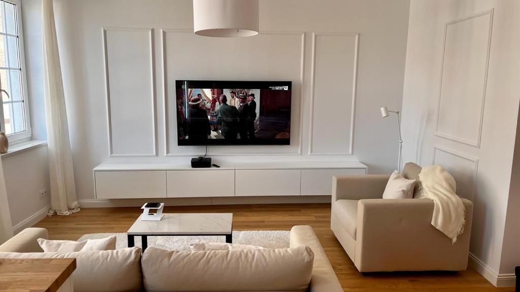 Apartamento Wave White Pearl In Gdańsk