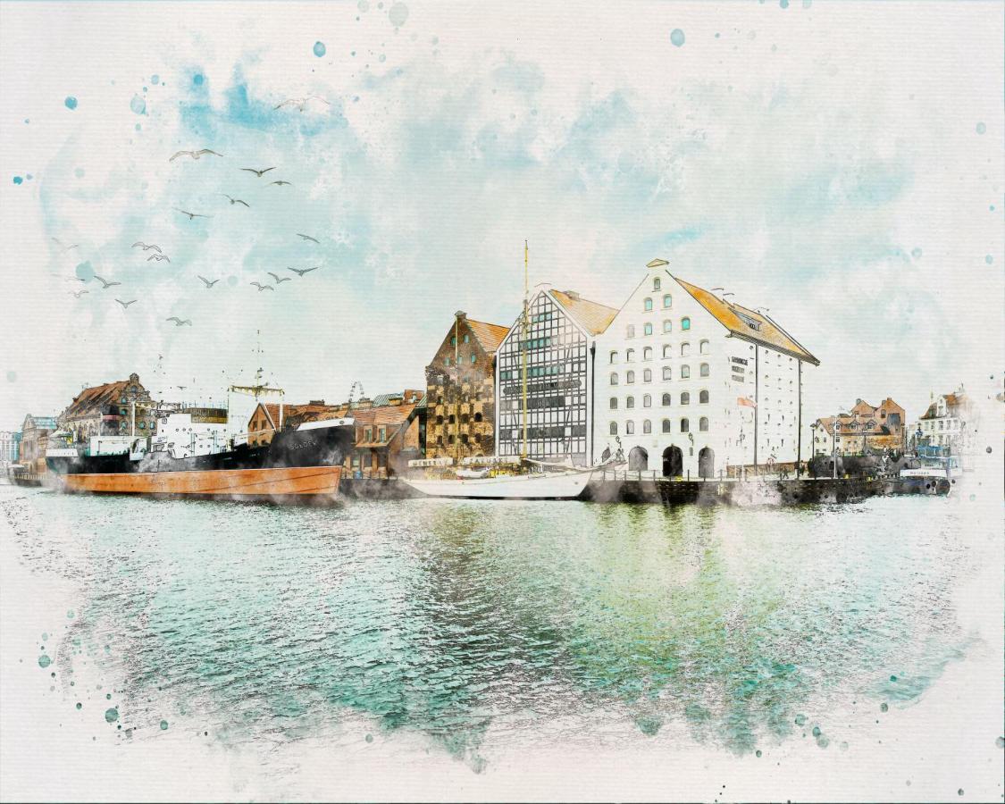 Family Luxury Comfort 2 Bedrooms & Playstation 4 & Panoramic View Of The Gdansk's Old Town & Free Private Parking *