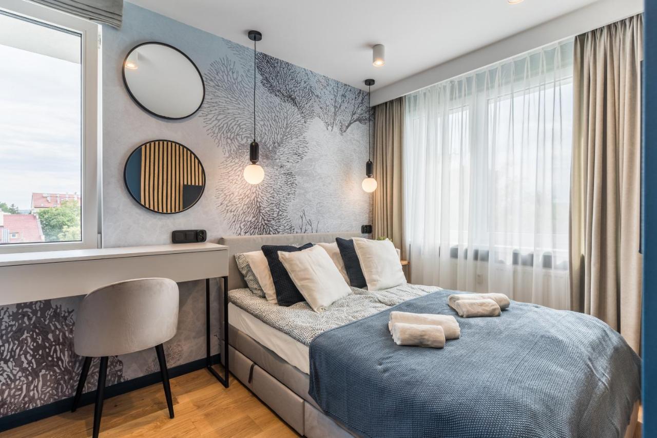 Golden Seaside By Aparo - Plaza 200m, 2 Lazienki, 2 Sypialnie Oraz Salon, 3 Tv, Balkon, Lozeczko Apartment *