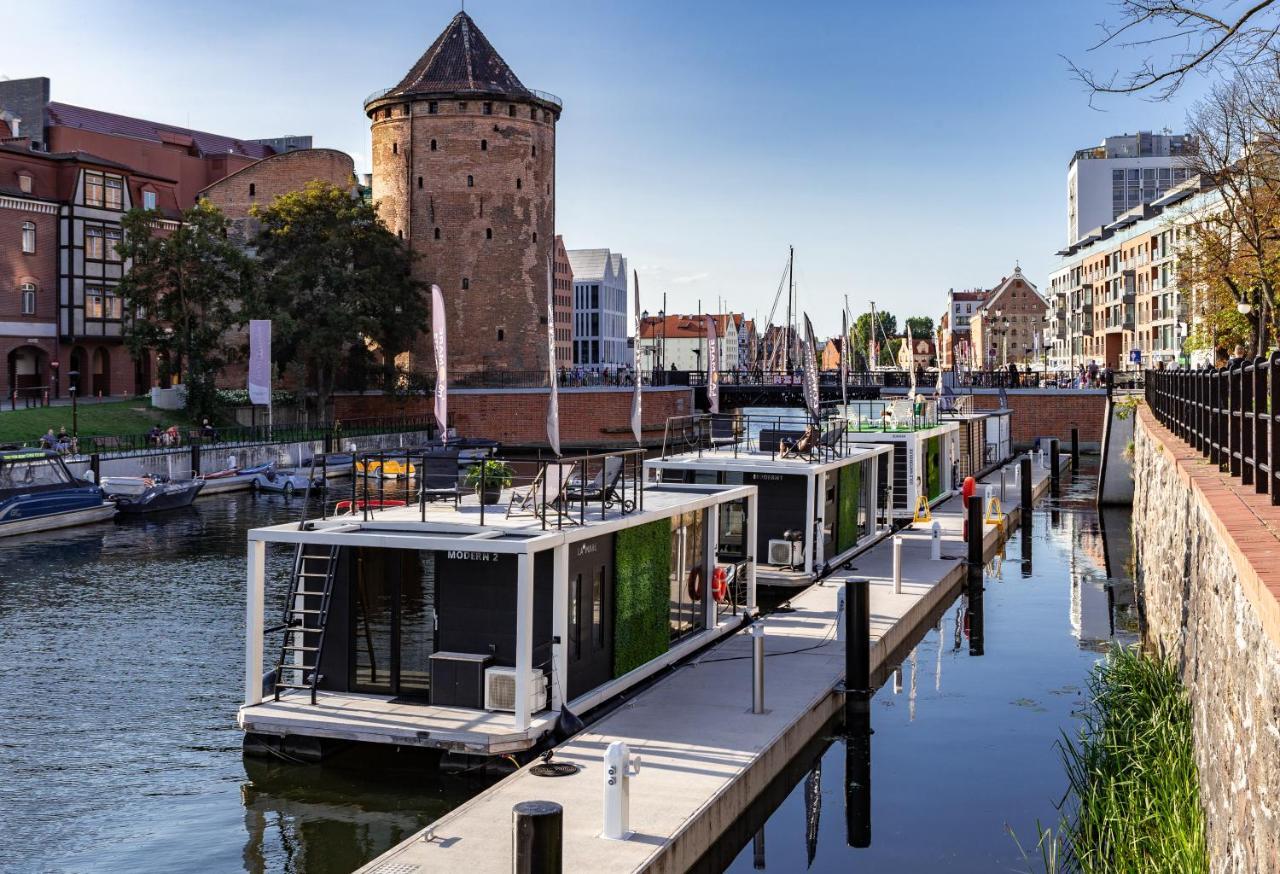Na Wodzie - La Mare Motlava Houseboats With Sauna By Downtown Gdańsk