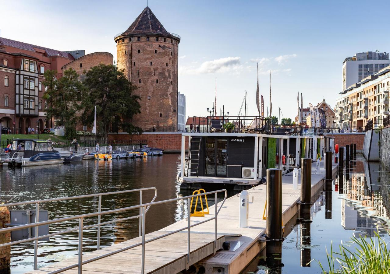 Na Wodzie - La Mare Motlava Houseboats With Sauna By Downtown * Gdańsk