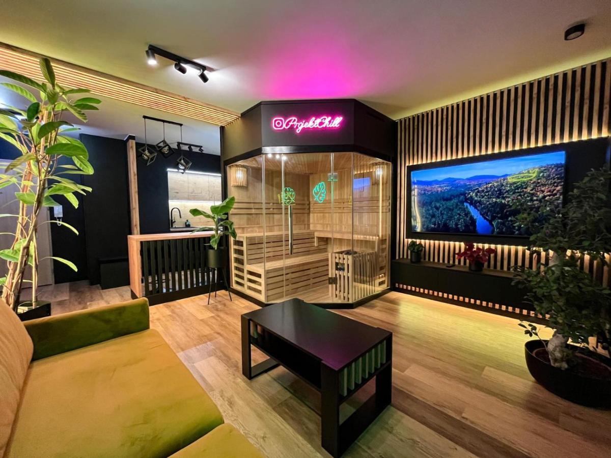 Projekt Chill - Apartament Z Sauna Przy Plazy Gdansk
