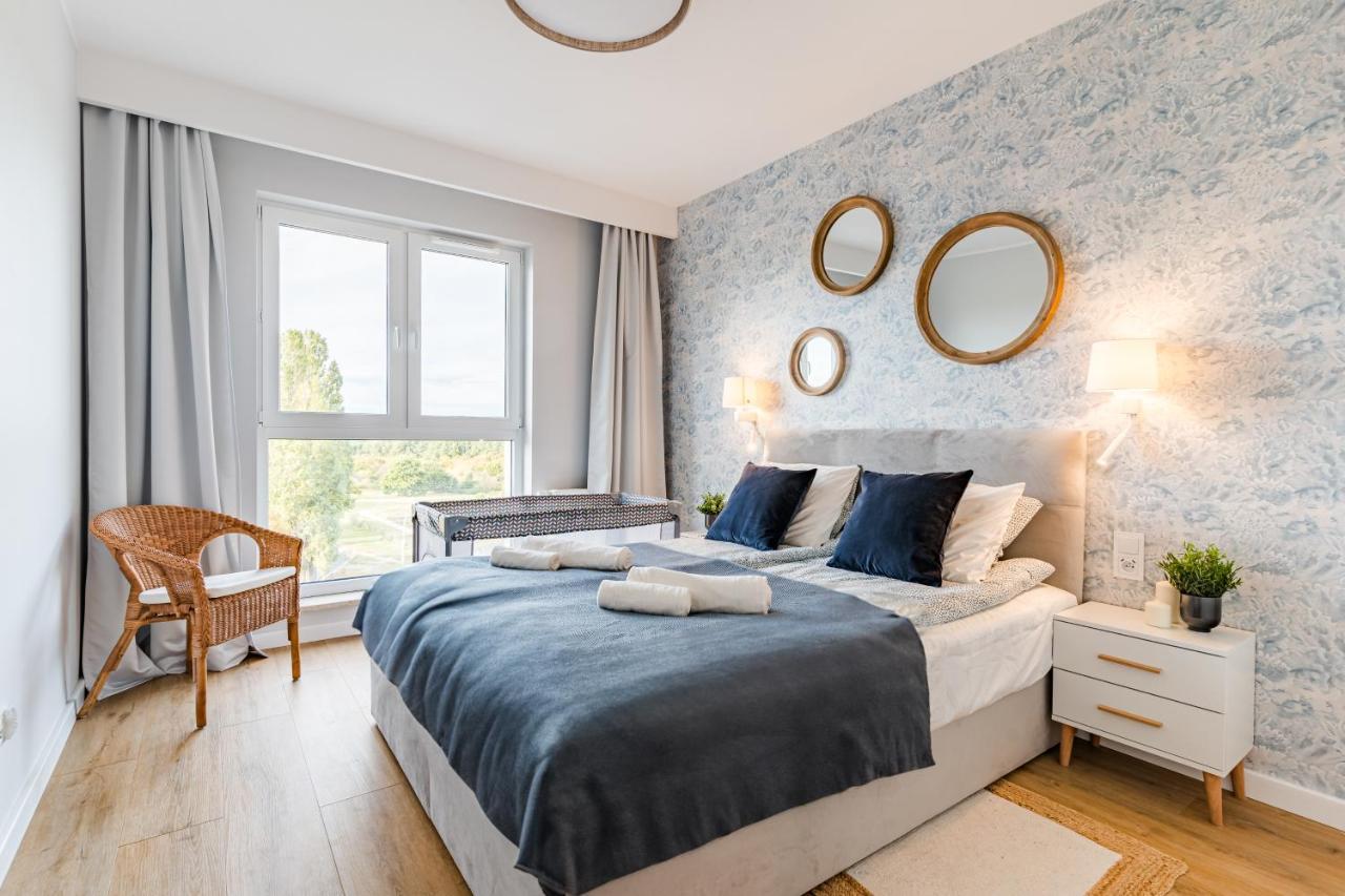 Golden Reagan By Aparo - Nowy Apartament, Winda, Lozeczko Turystyczne, Plaza 500m, Balkon, 2 Sypialnie Oraz Salon, Rowerownia, Biurko * Gdańsk