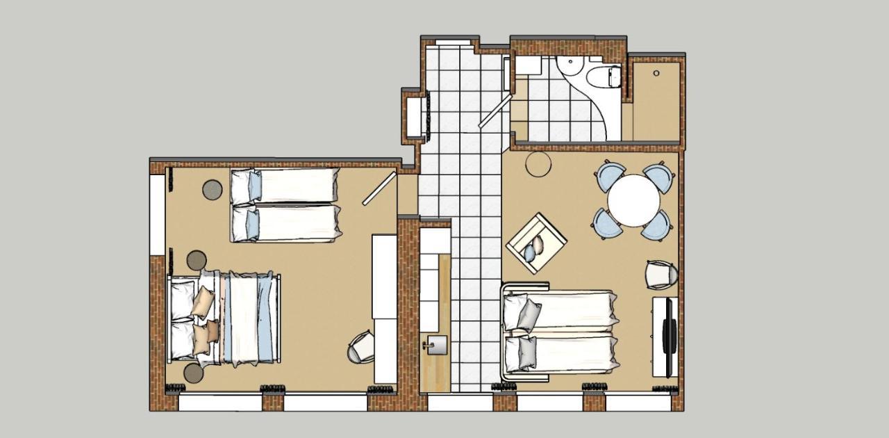 Leilighet Akvamarin Apartament W Centrum Gdanska *