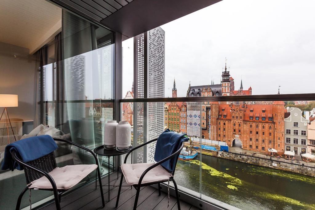 ,,centrum Stare ,, Widok Na Motlawe Lägenhet Gdańsk