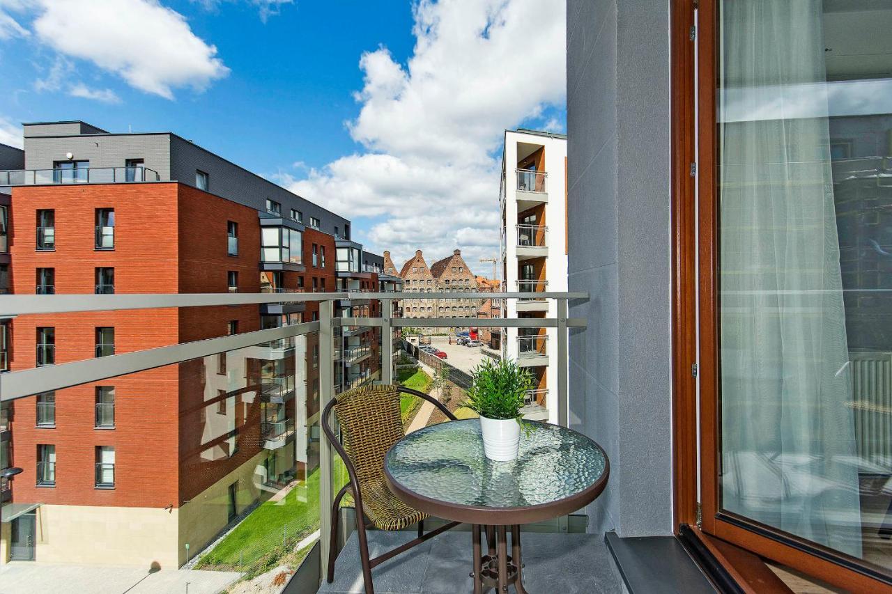 Leilighet Stylish Oldtown Riverview Balcony Gdańsk