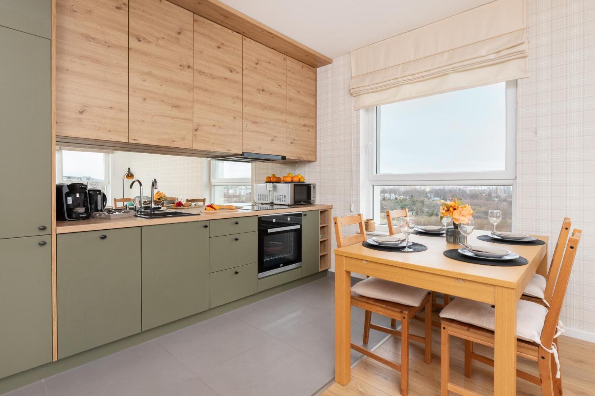 9th Floor And Grey In Brzezno With Two Bedrooms And Parking By Renters Lägenhet Gdańsk