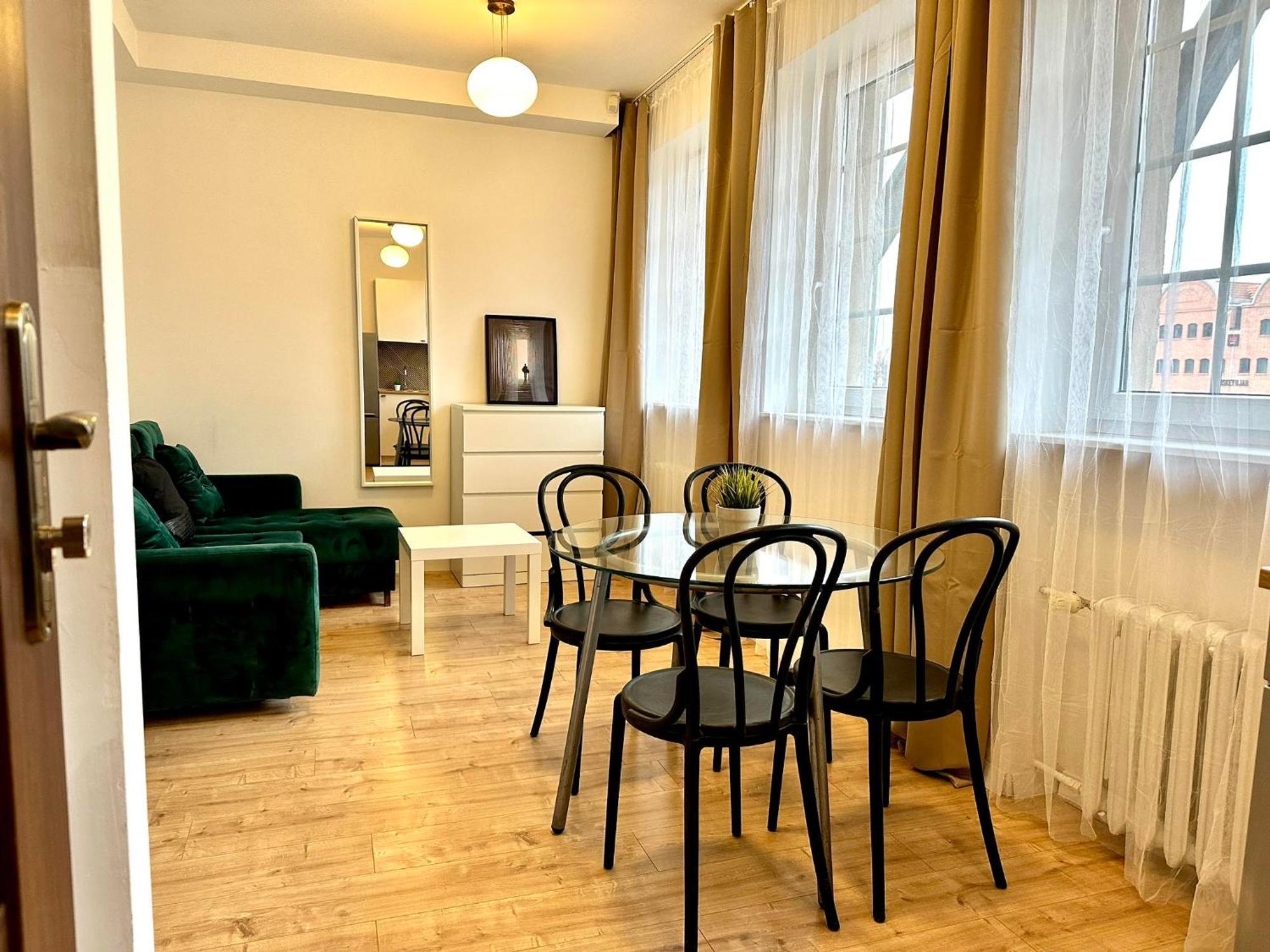 Apartament Z Widokiem Na Motlawe Lägenhet Gdańsk