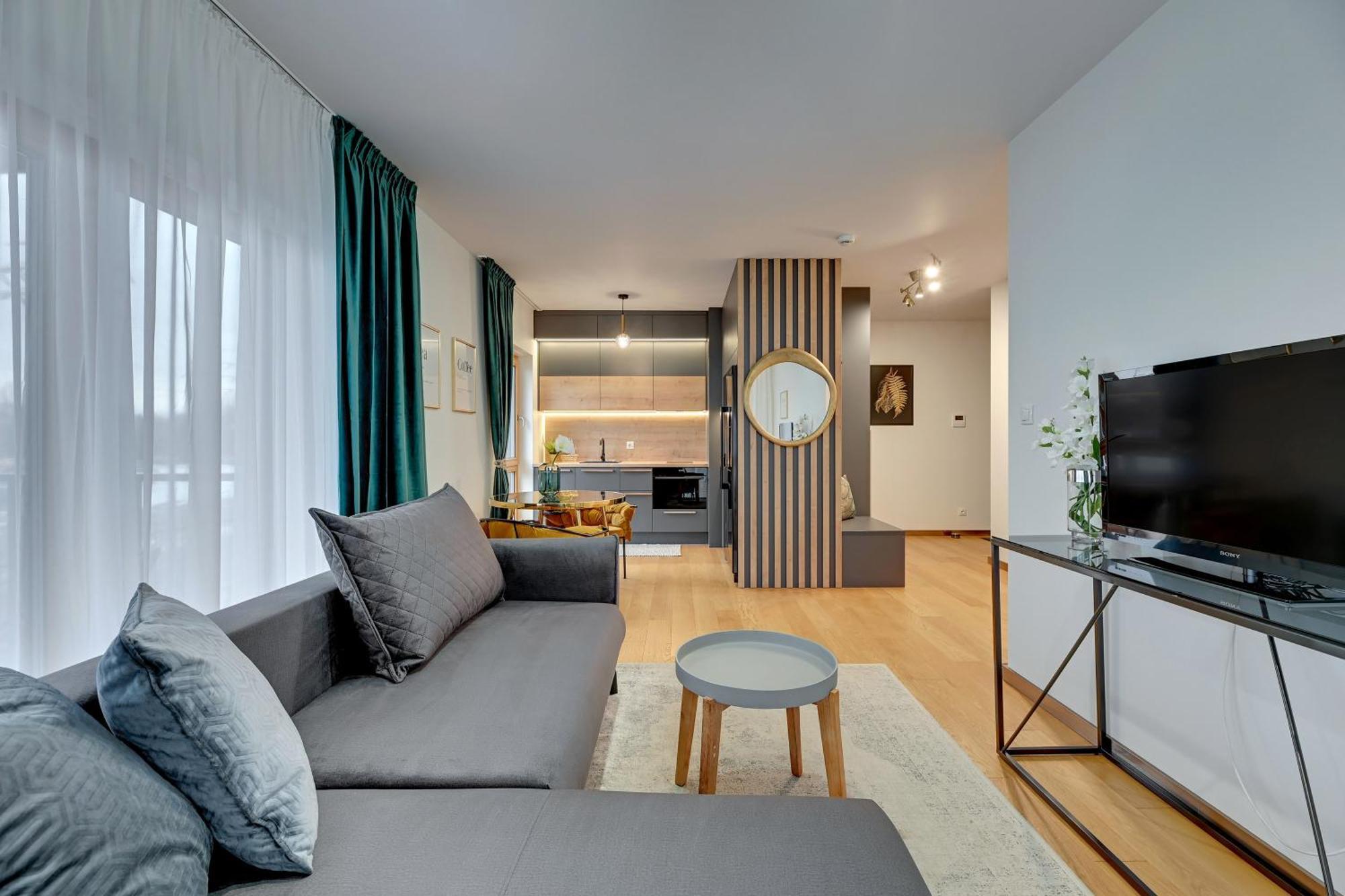 Apartment Nadmotlawie Riverside - Sauna, Gym & Parking By Downtown