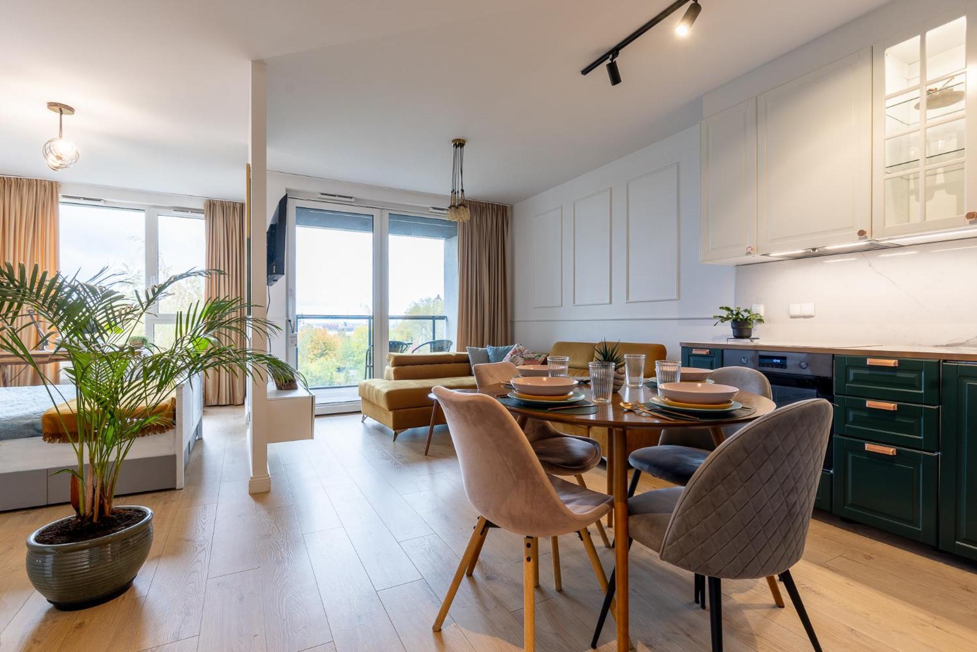 Apartment Chlebova Z Widokiem Na Motlawe - Gym I Bawialnia W Cenie *