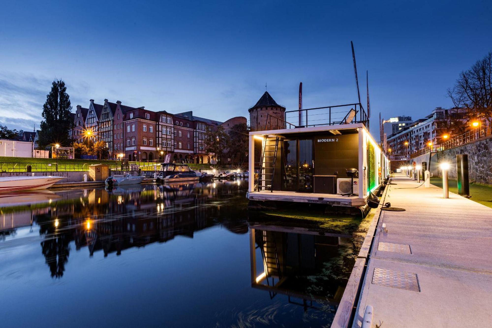 Na Wodzie - La Mare Motlava Houseboats With Sauna By Downtown *