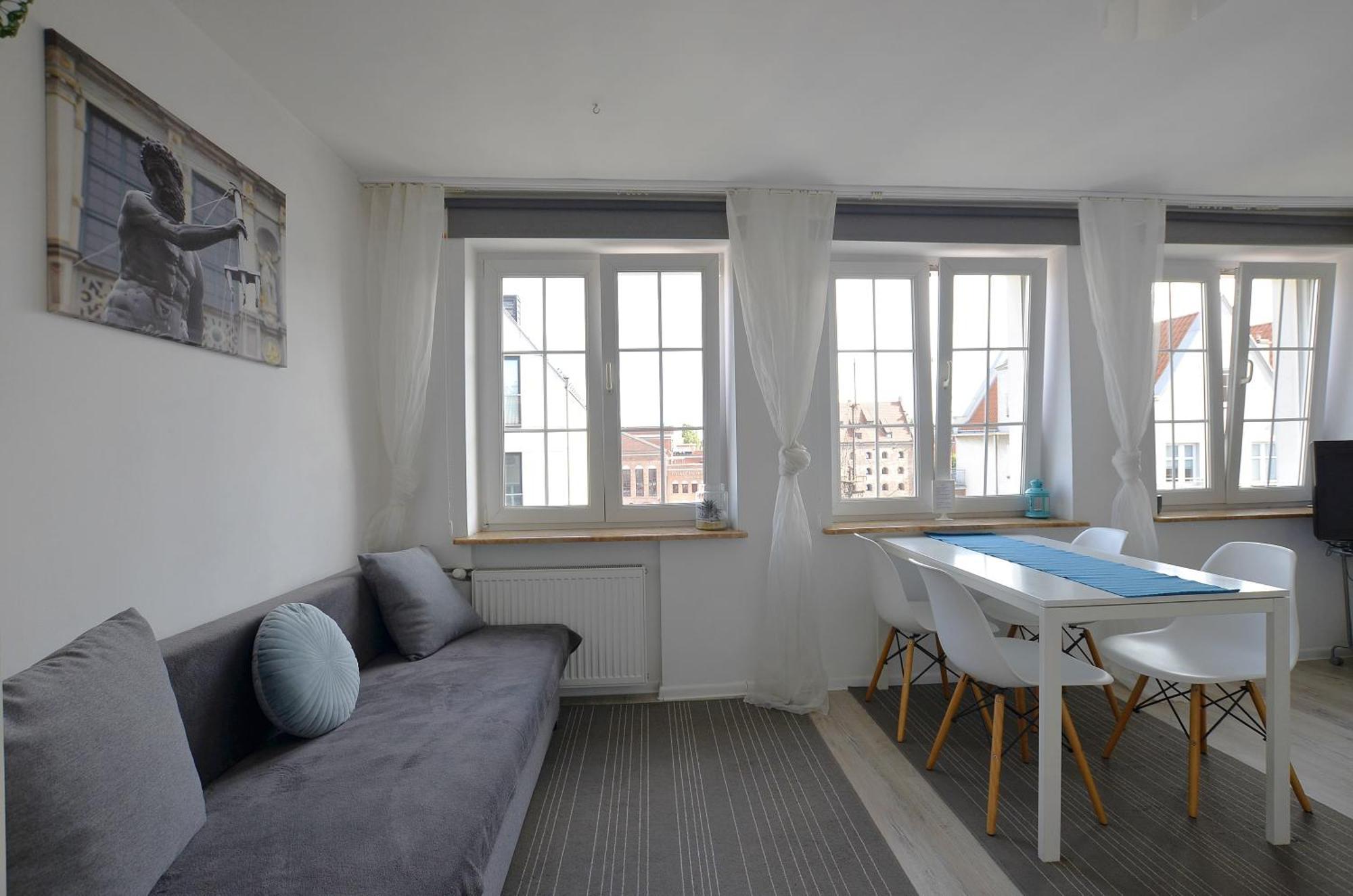 Apartment Targ Stare Z Widokiem I Parkingiem Gdansk