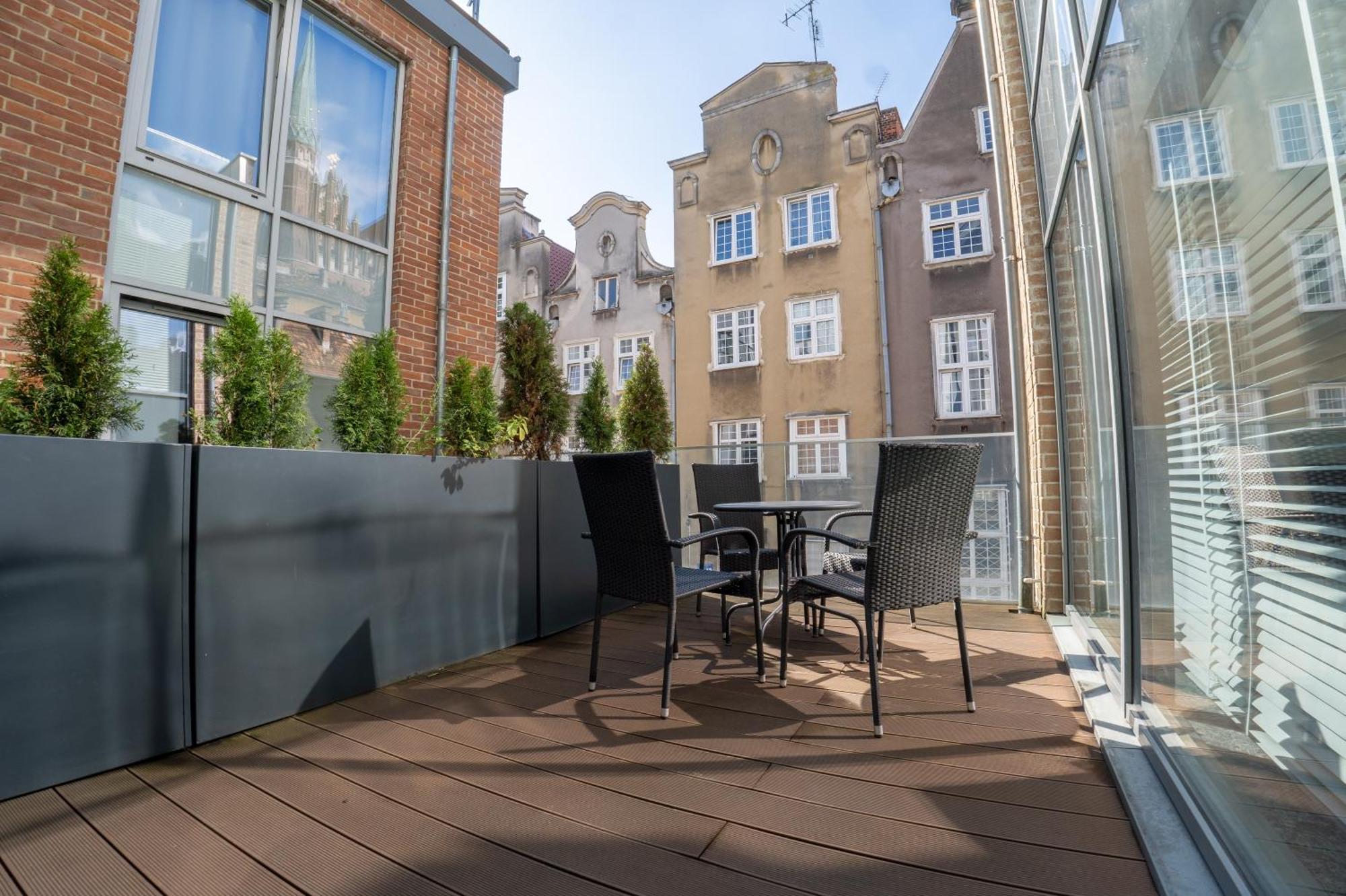 Apartment Viu Z Tarasem W Sercu Gdanska *