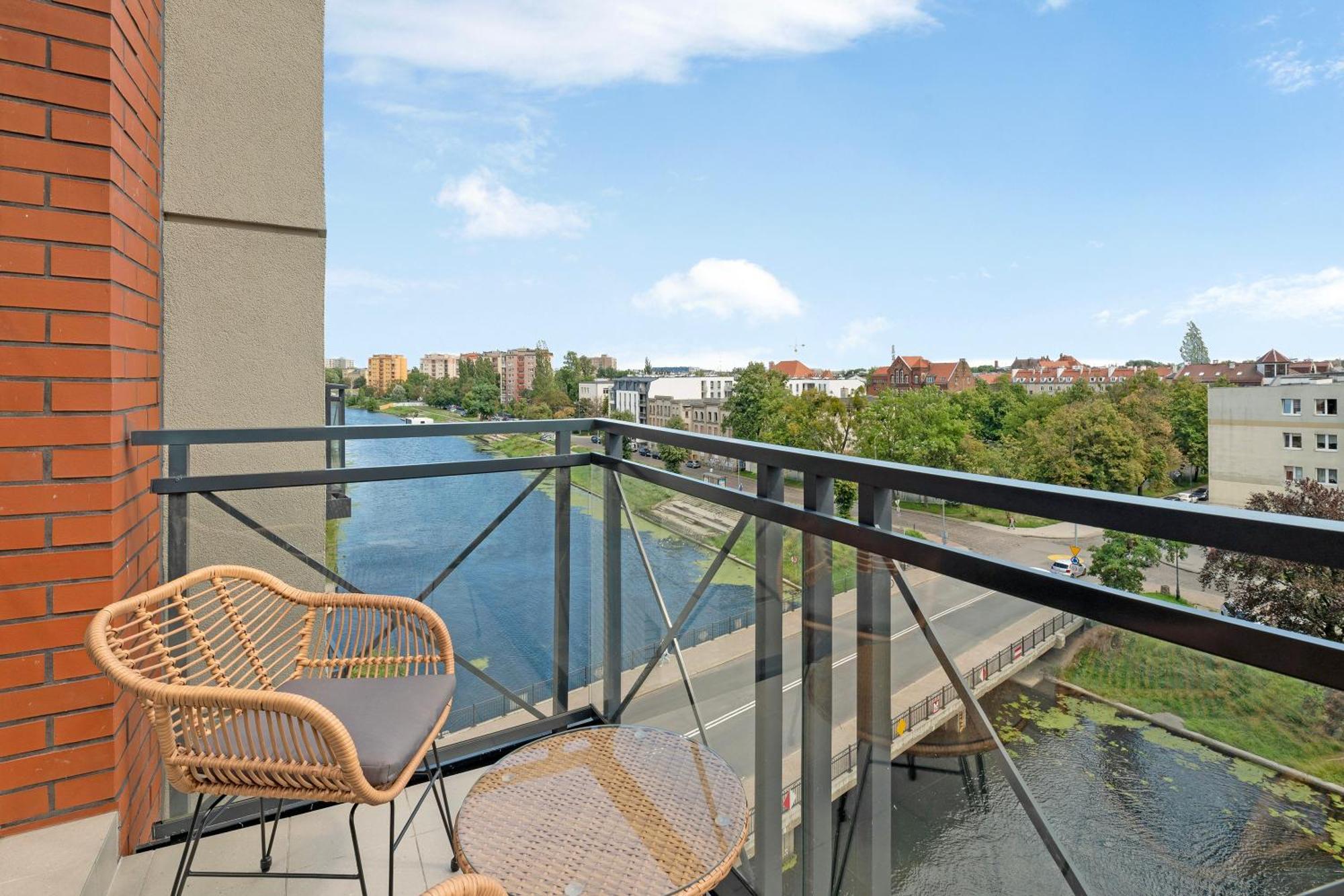 Dwie Motlawy Riverside & Parking By Downtown Apartment Gdansk