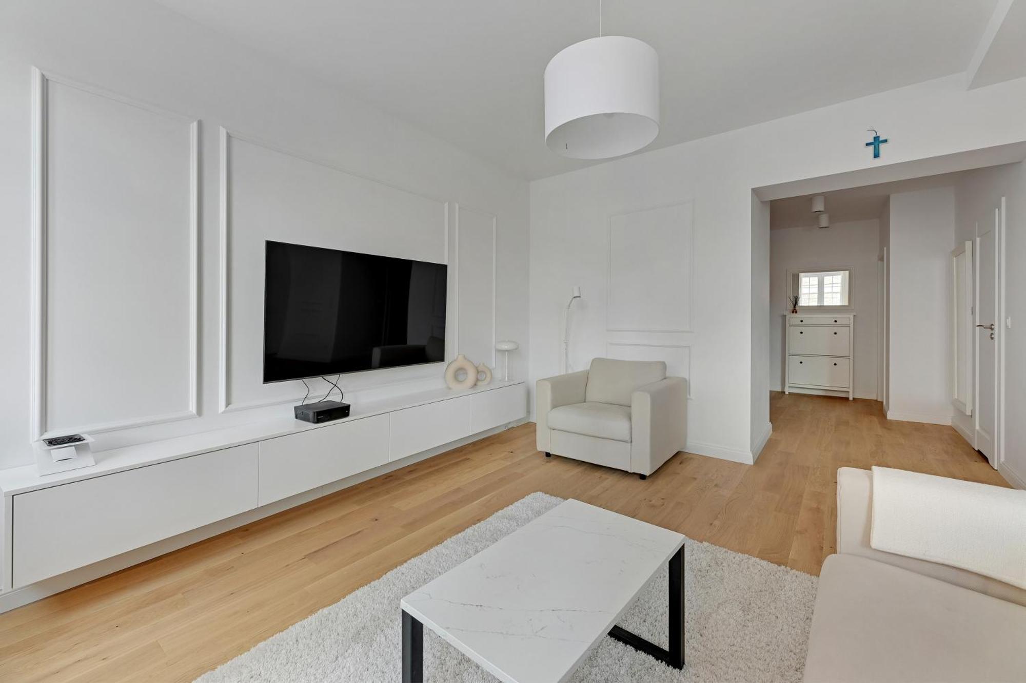 Apartamento Wave White Pearl In Gdańsk