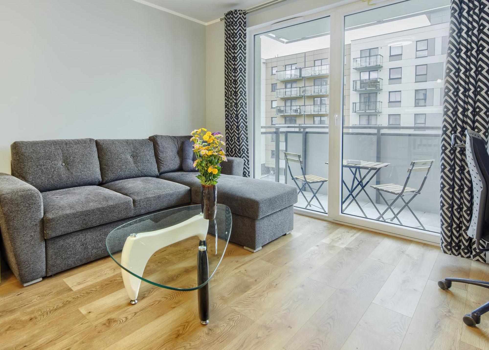 Sea And City With Balcony By Rentujemy Apartment Gdansk