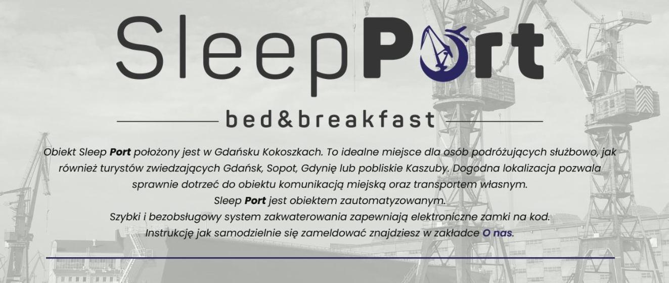 Sleep Port - Bezplatny Parking Nocleg ze śniadaniem *