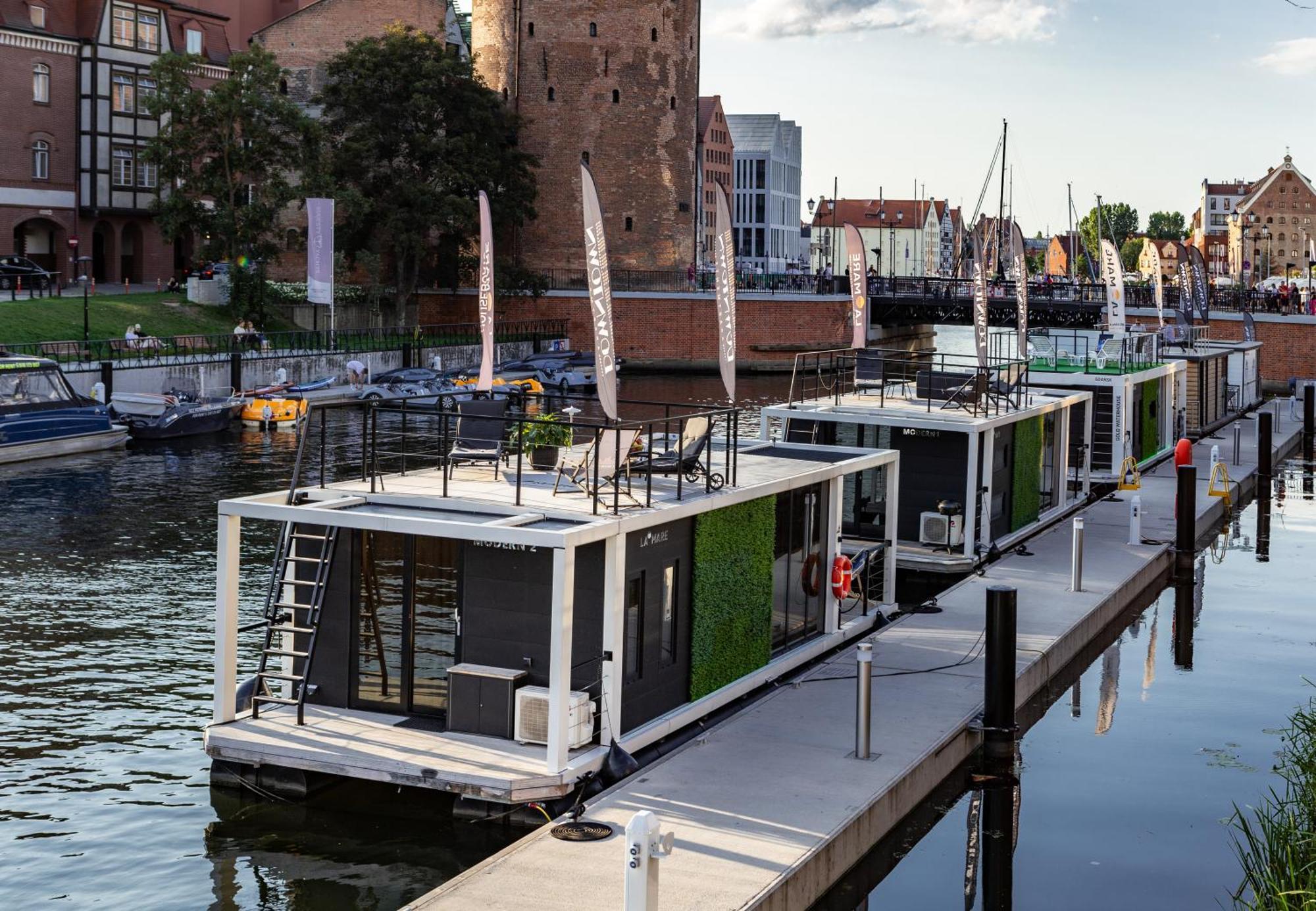 Lejlighed Na Wodzie - La Mare Motlava Houseboats With Sauna By Downtown