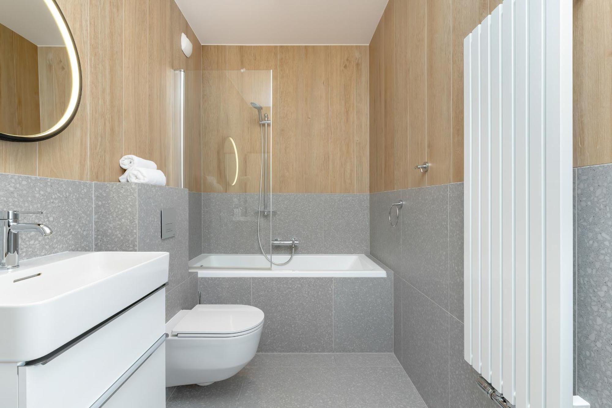 Apartment Woodicapart With Balcony In By Renters Gdansk