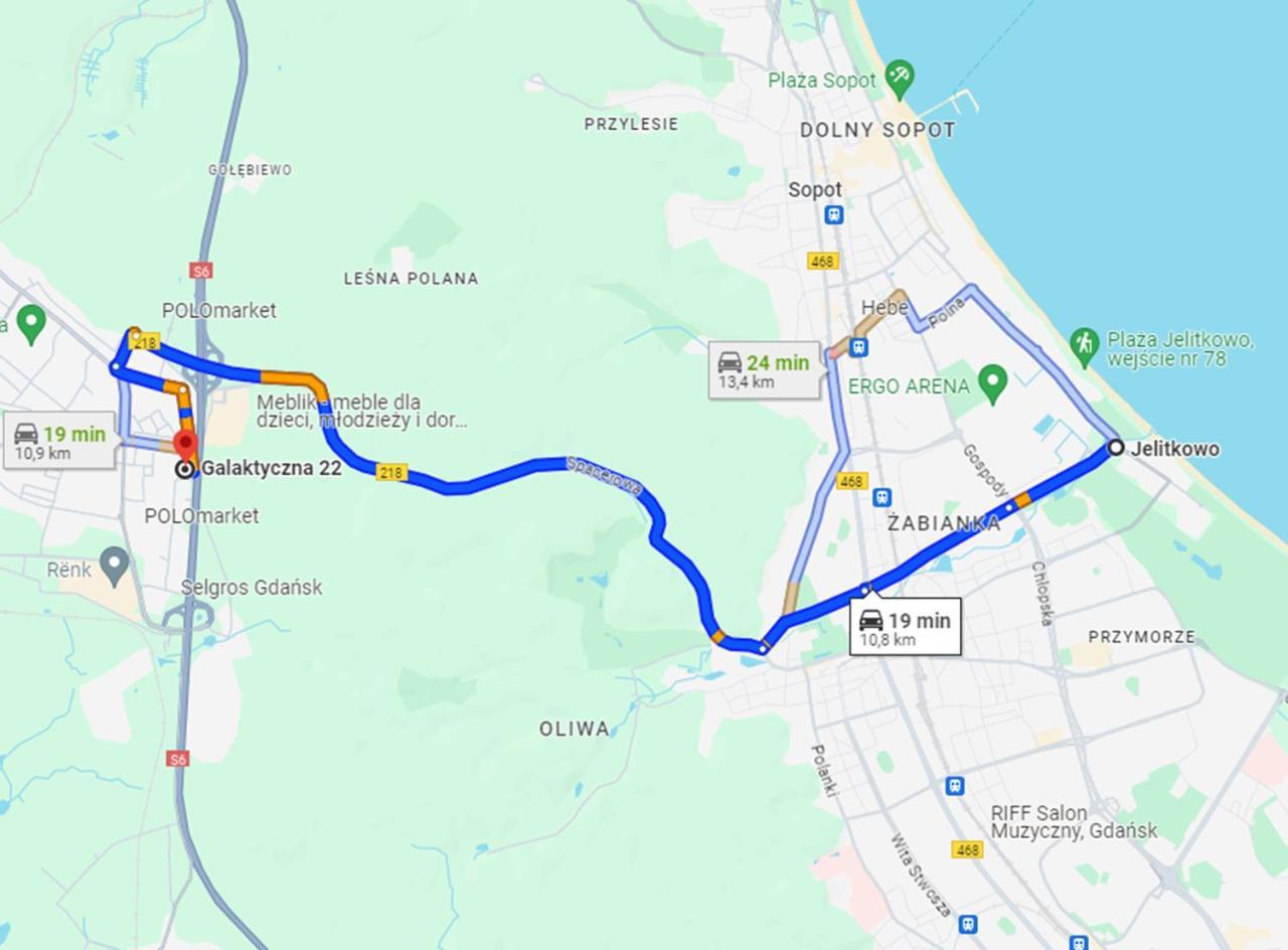 Apartament Osowskie Zacisze Huoneisto Gdańsk