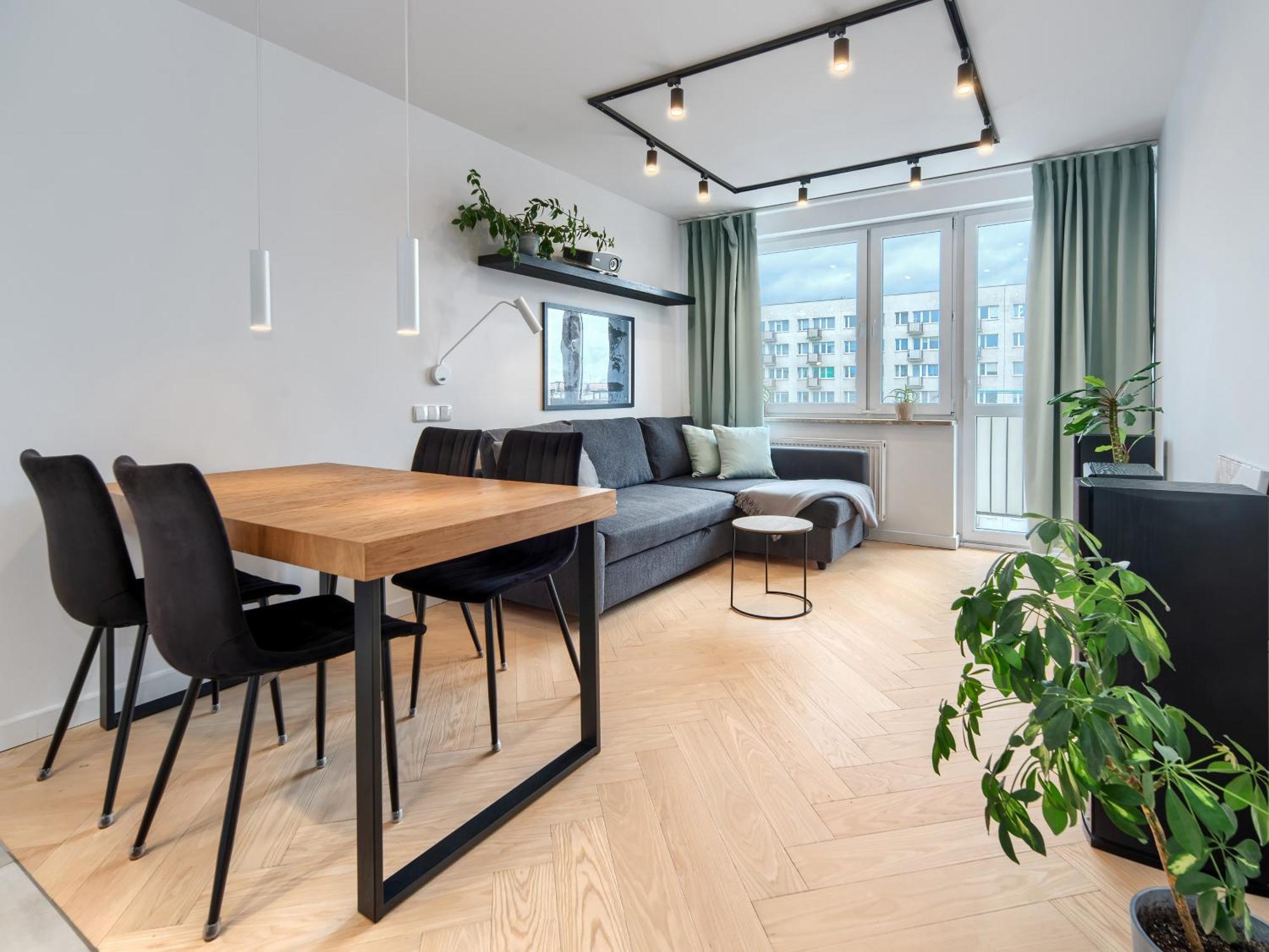 Seaside Retreat - 64m2, Parking, Workspace- By Rentujemy Lägenhet