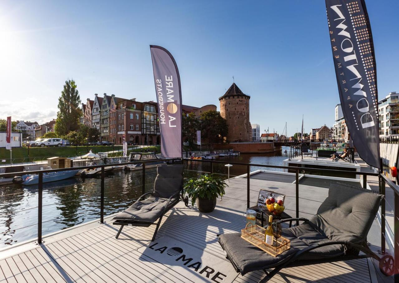 Na Wodzie - La Mare Motlava Houseboats With Sauna By Downtown Gdańsk