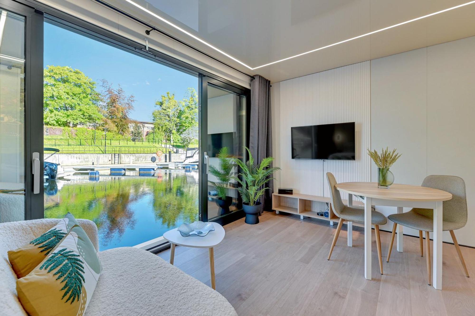 Na Wodzie - La Mare Motlava Houseboats With Sauna By Downtown Apartament Gdańsk