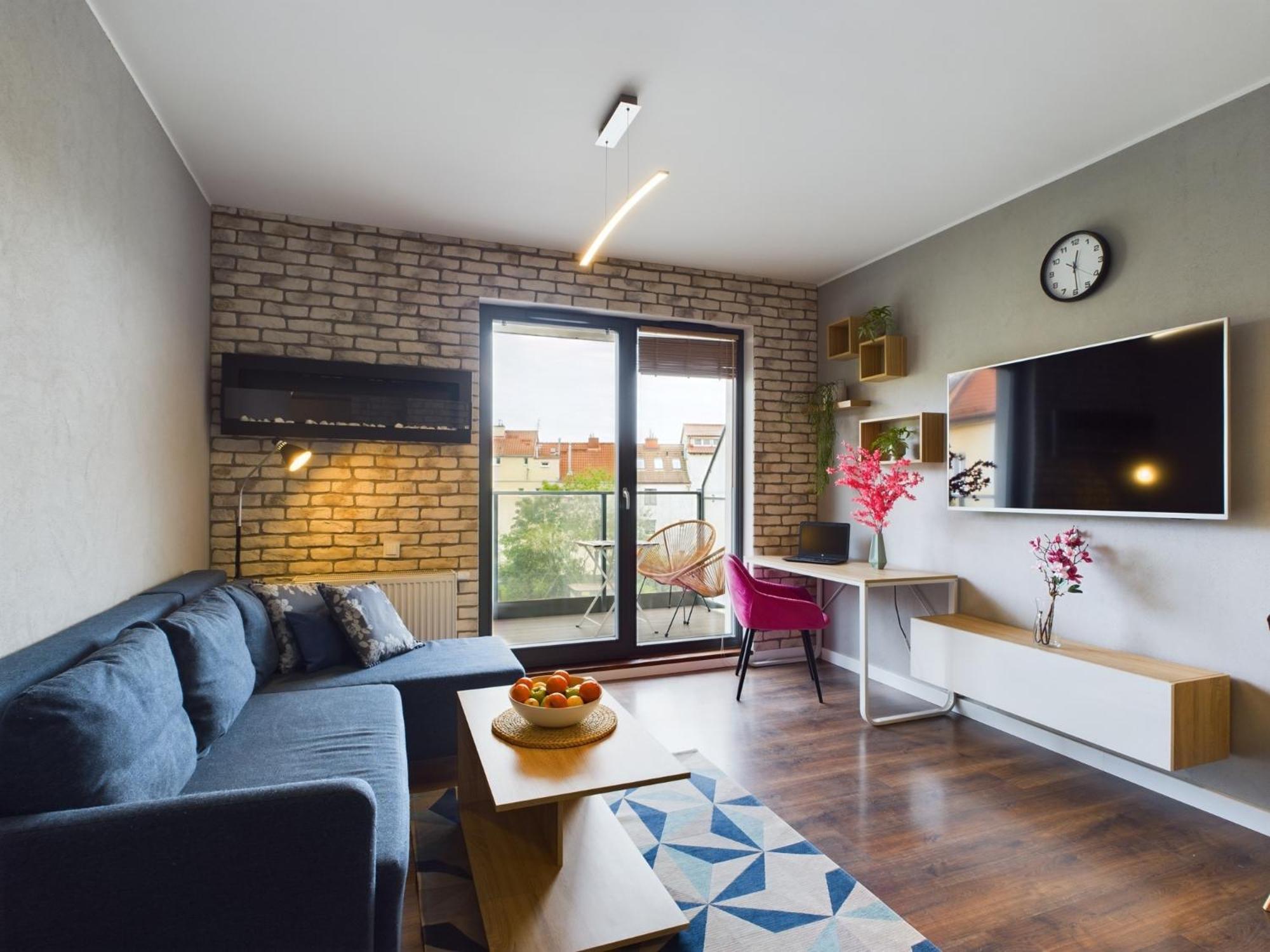 Aparthotel Browar Gdanski One Bedroom With Free Parking By Renters Gdansk