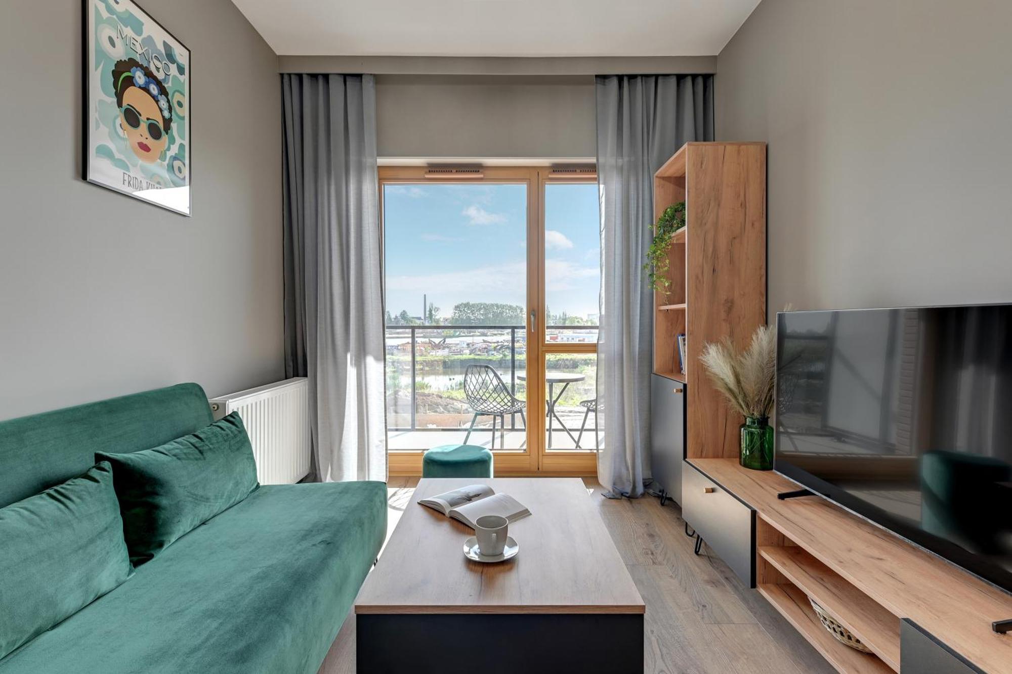 Nadmotlawie Estate - Riverside, Gym & Sauna By Downtown Apartment Gdansk