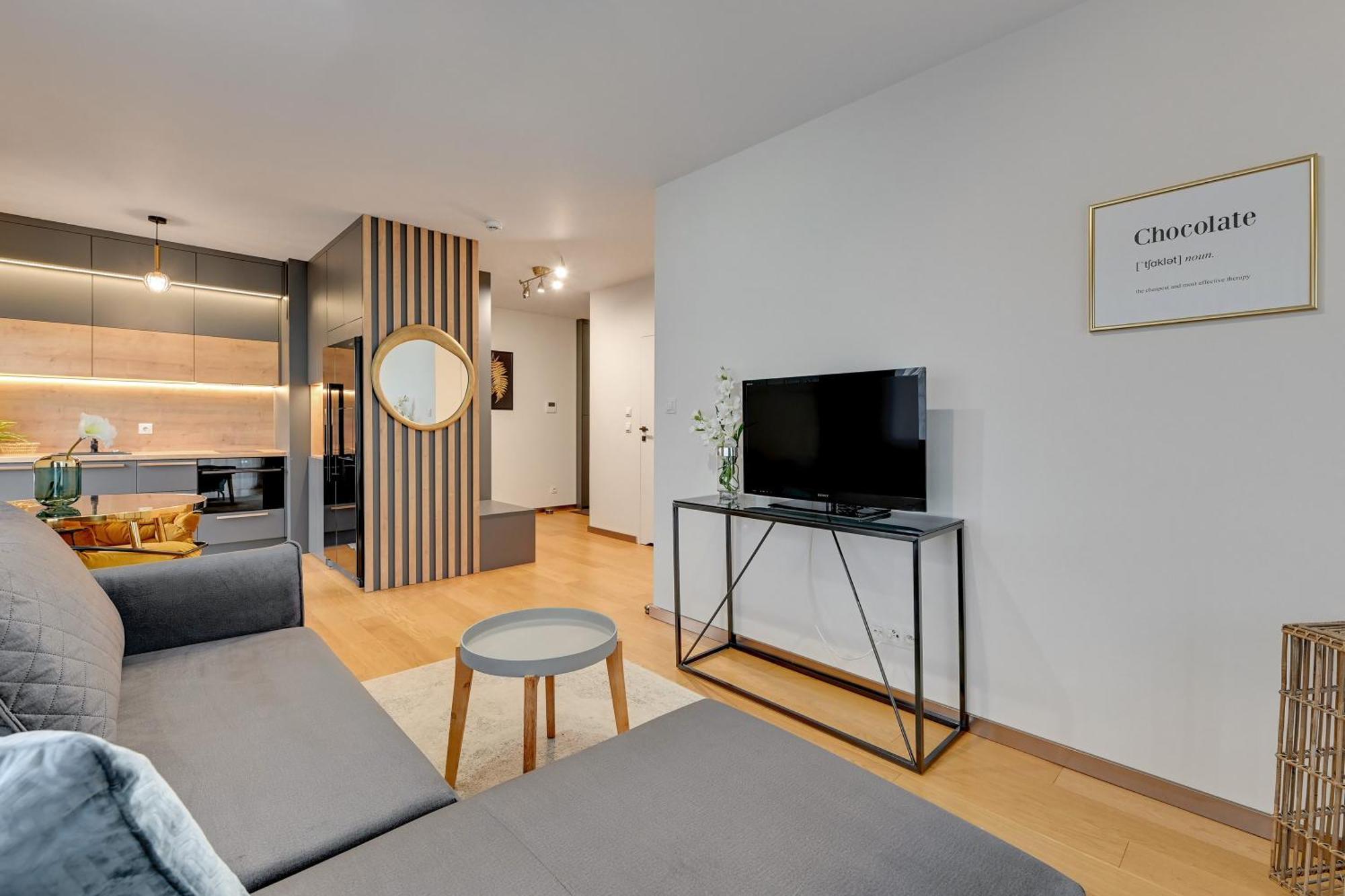Nadmotlawie Riverside - Sauna, Gym & Parking By Downtown Apartamento Gdańsk