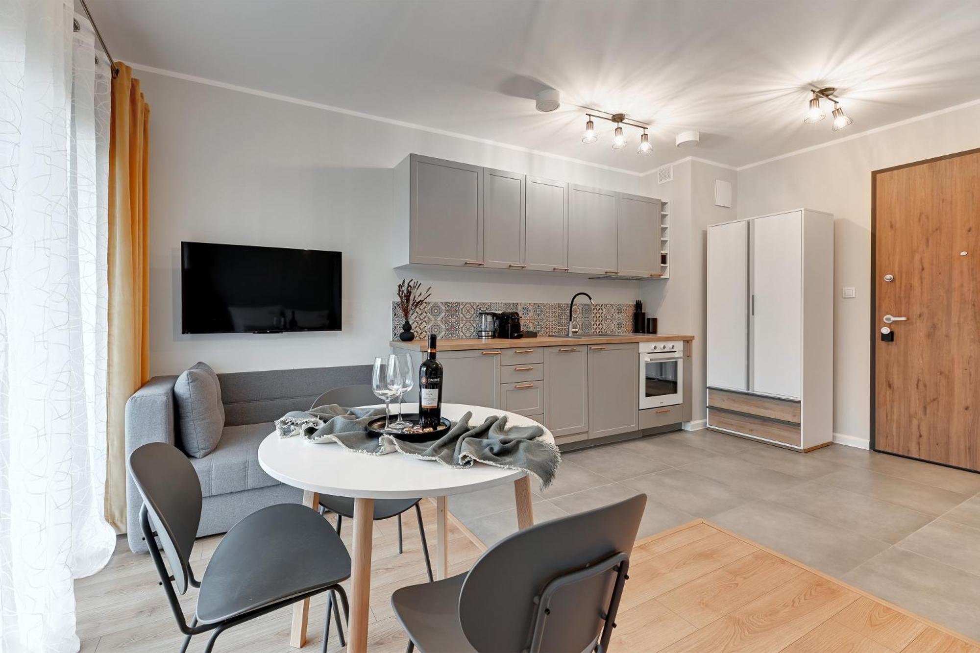 Nadmotlawie Riverside - Sauna, Gym & Parking By Downtown Apartamento Gdańsk