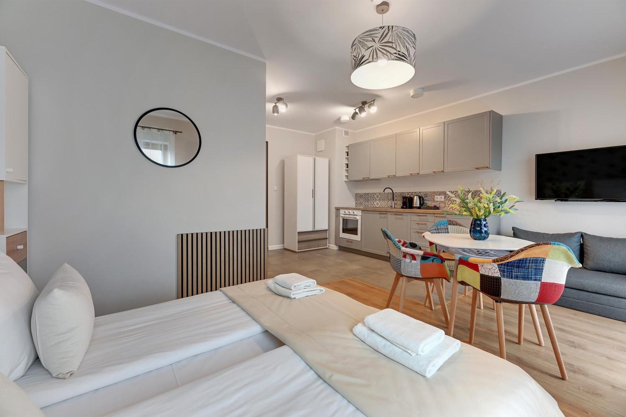 Nadmotlawie Riverside - Sauna, Gym & Parking By Downtown Apartment