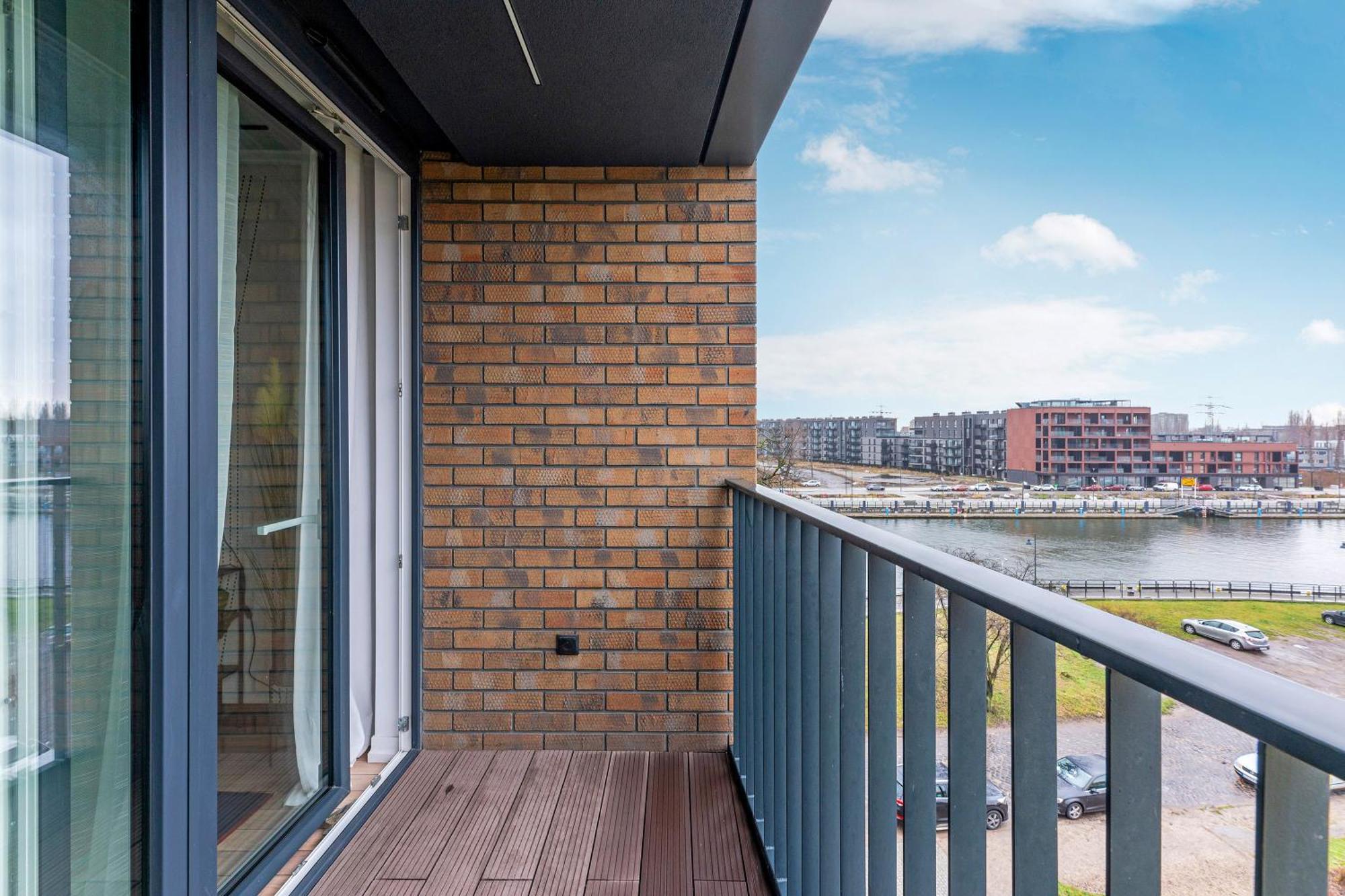 Apartment Chlebova - Riverside View Terrace, Free Parking, Gym & Kidsplay By Downtown Gdansk