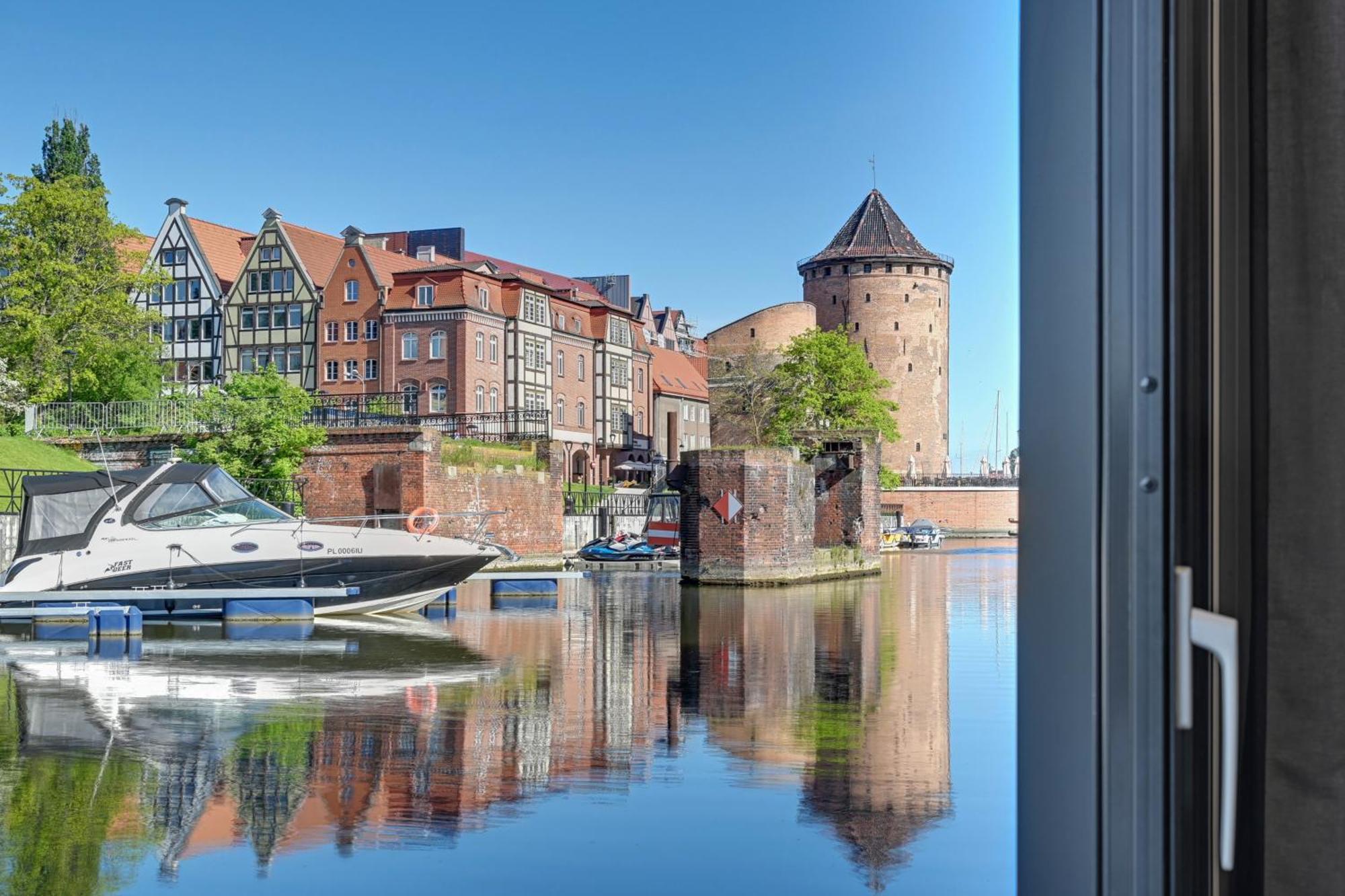 Na Wodzie - La Mare Motlava Houseboats With Sauna By Downtown Apartament Gdańsk