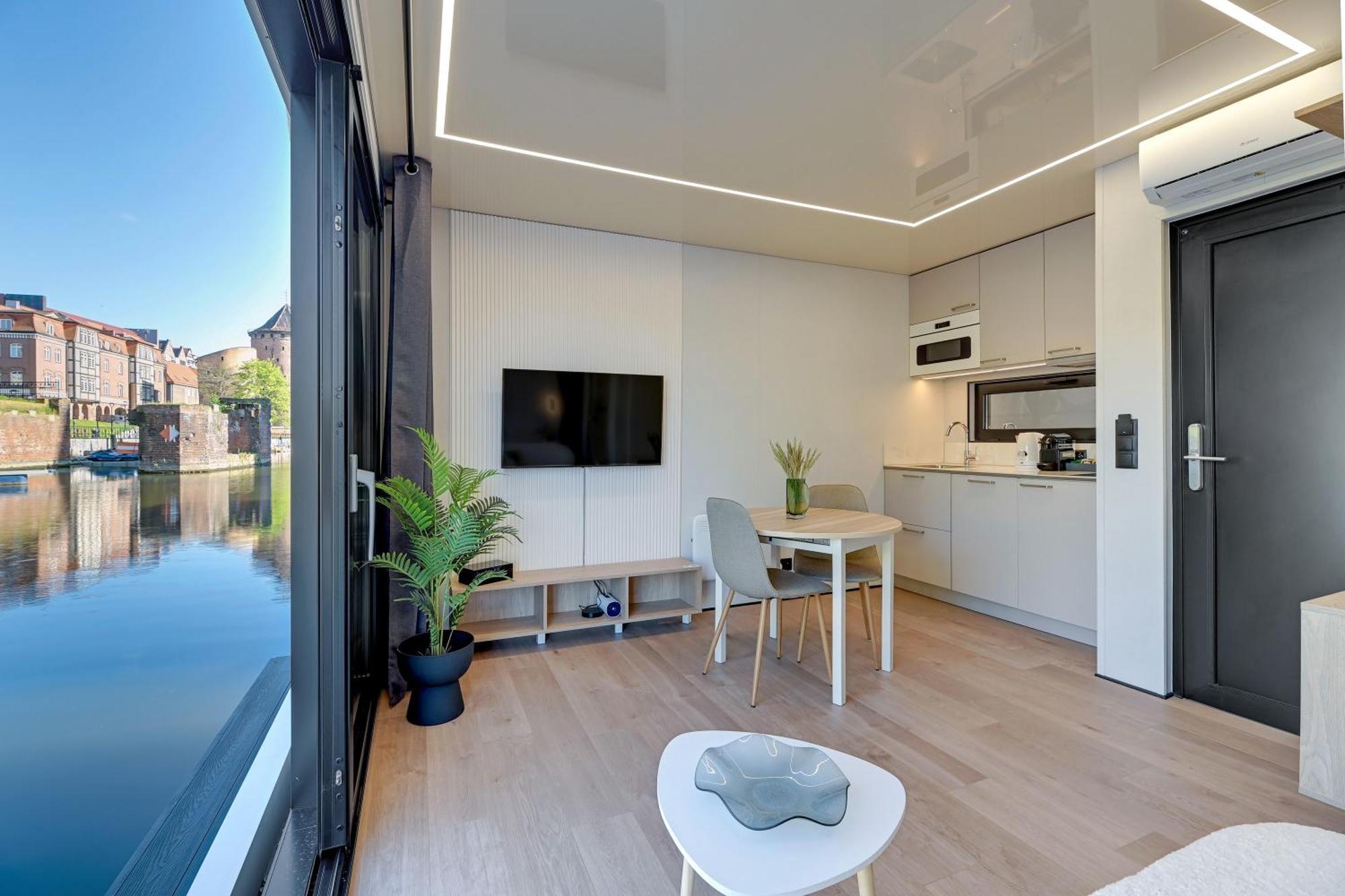 Na Wodzie - La Mare Motlava Houseboats With Sauna By Downtown Lejlighed *
