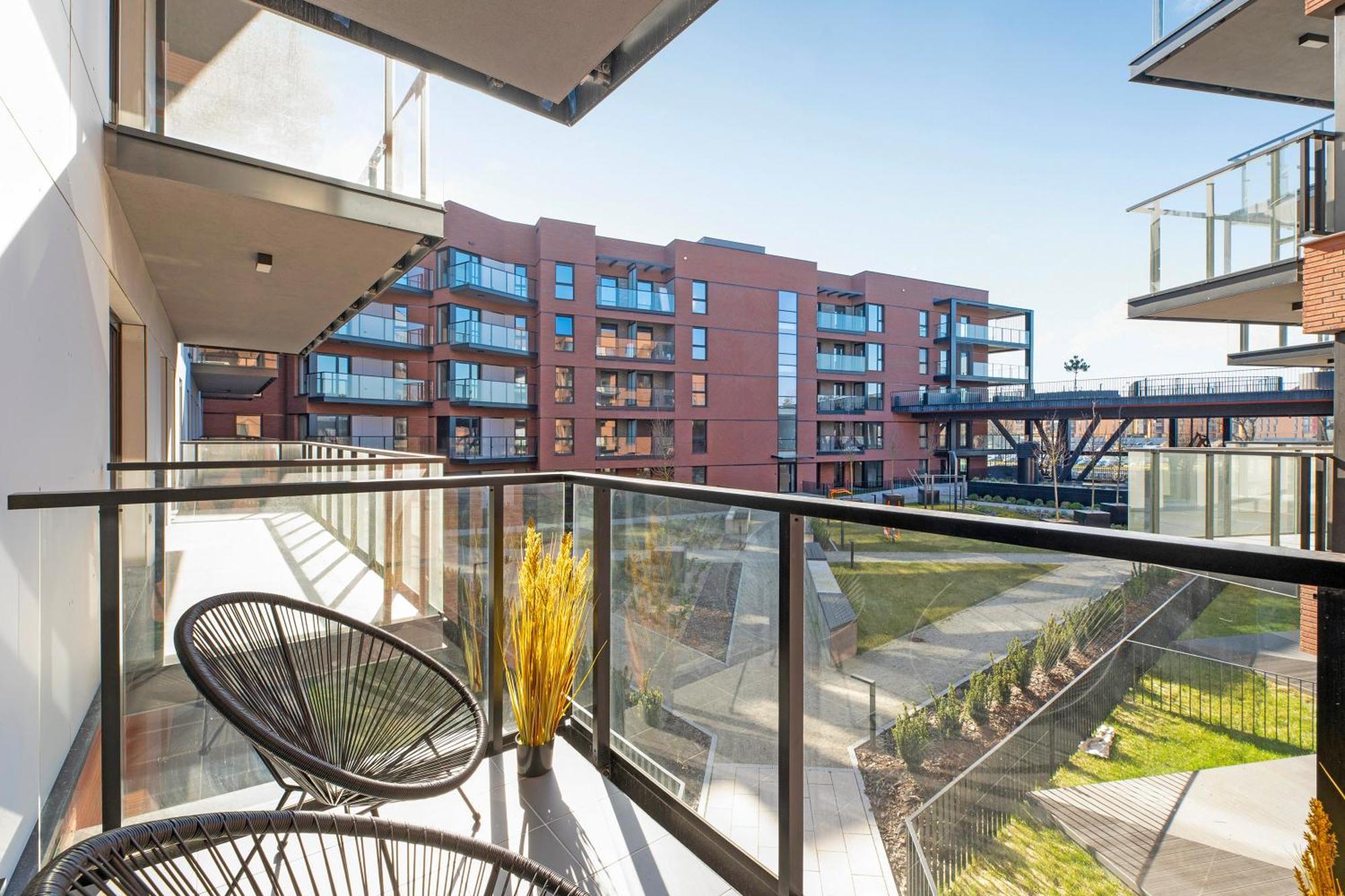 Nadmotlawie Estate Gym, Sauna & Parking By Downtown Gdańsk