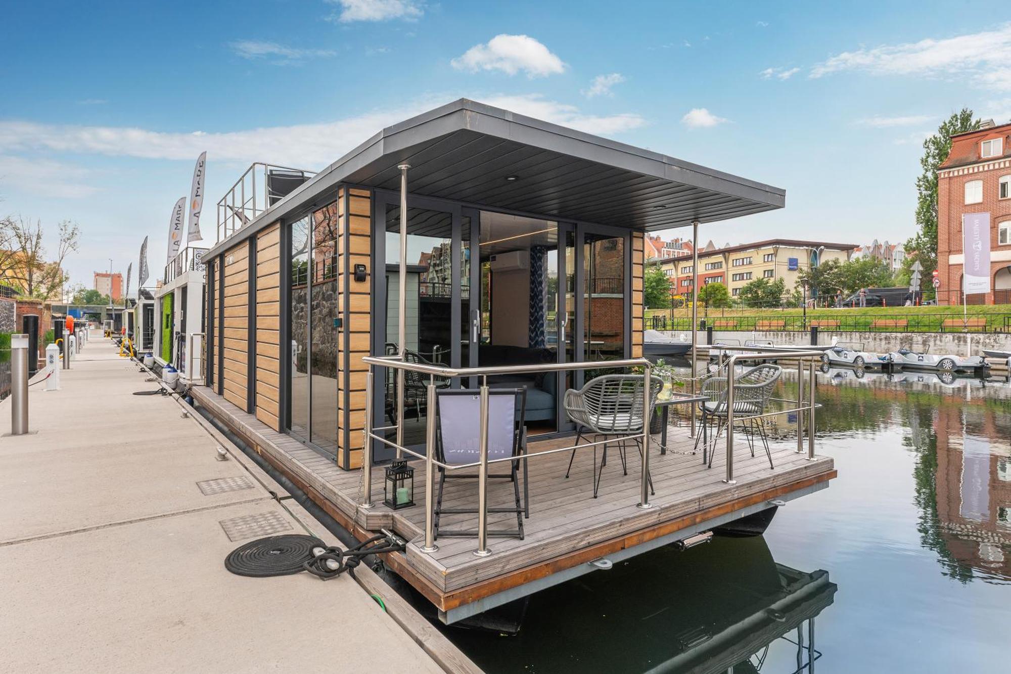 Lejlighed Na Wodzie - La Mare Motlava Houseboats With Sauna By Downtown Gdańsk