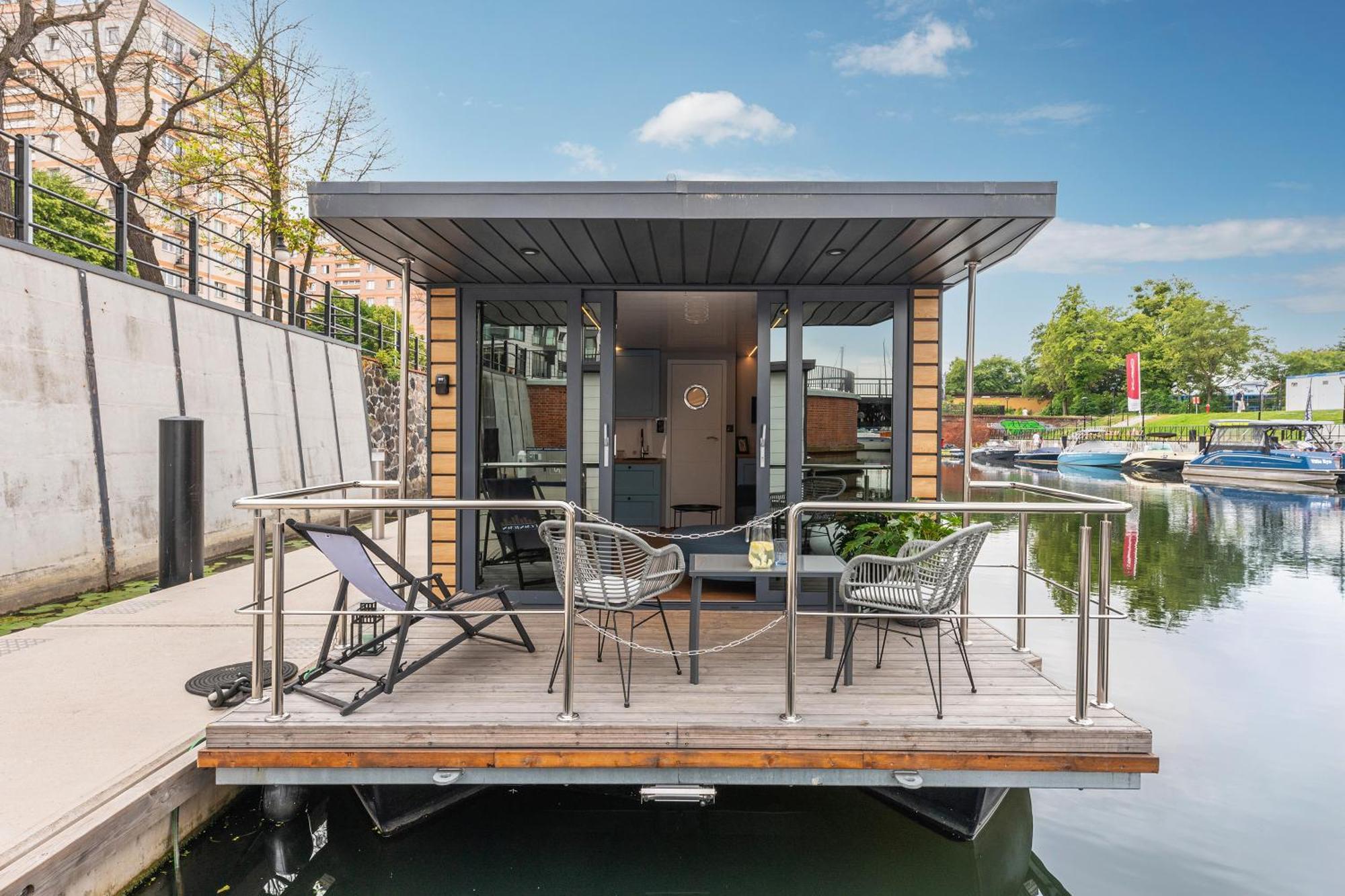 Na Wodzie - La Mare Motlava Houseboats With Sauna By Downtown Lejlighed