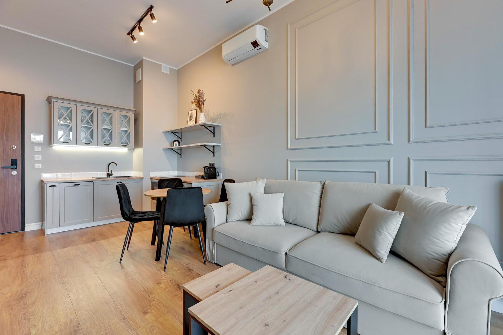 Nadmotlawie Estate Gym, Sauna & Parking By Downtown Gdansk
