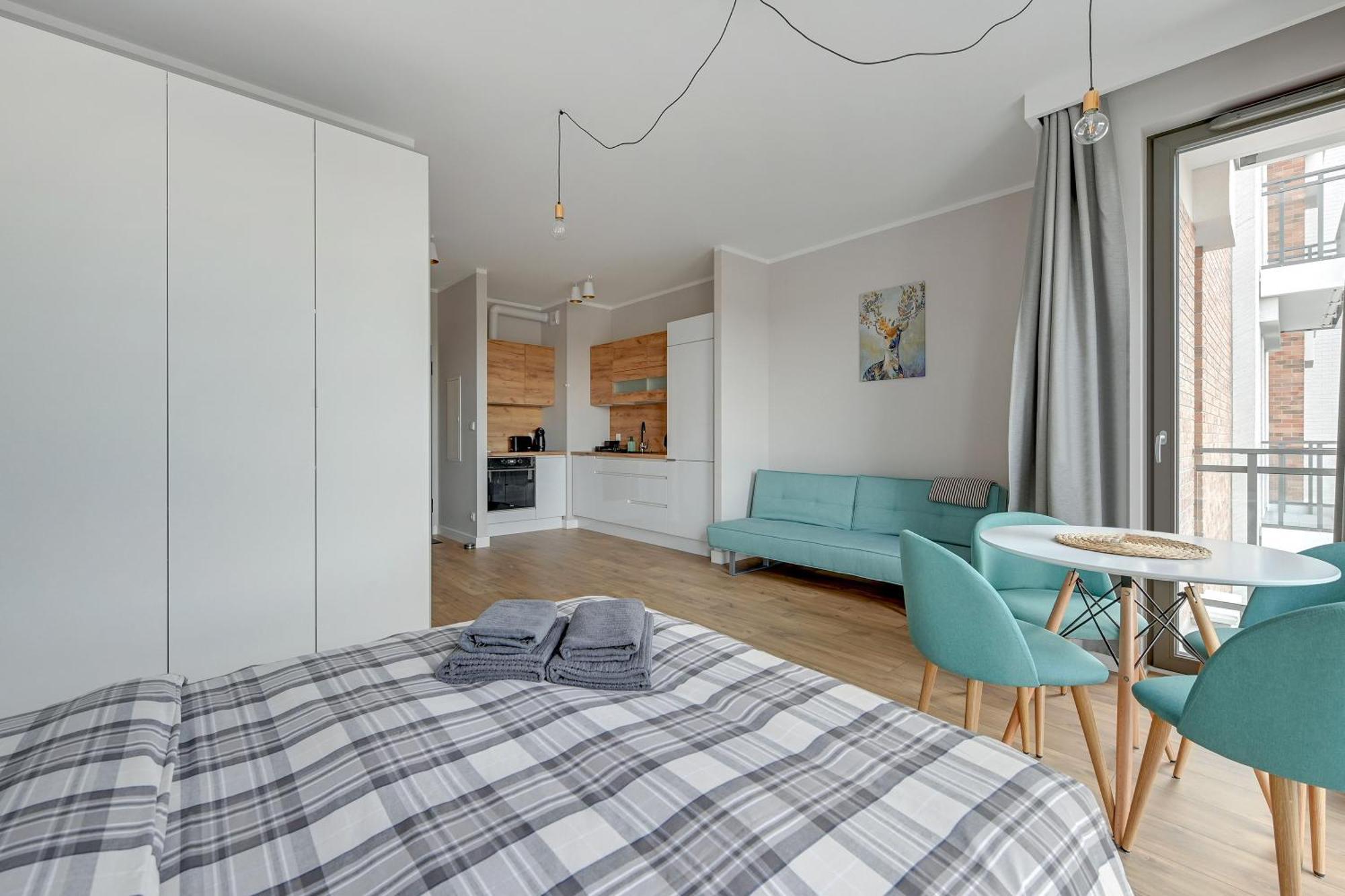 Apartment Blue Mandarin Garden Gates Gdansk