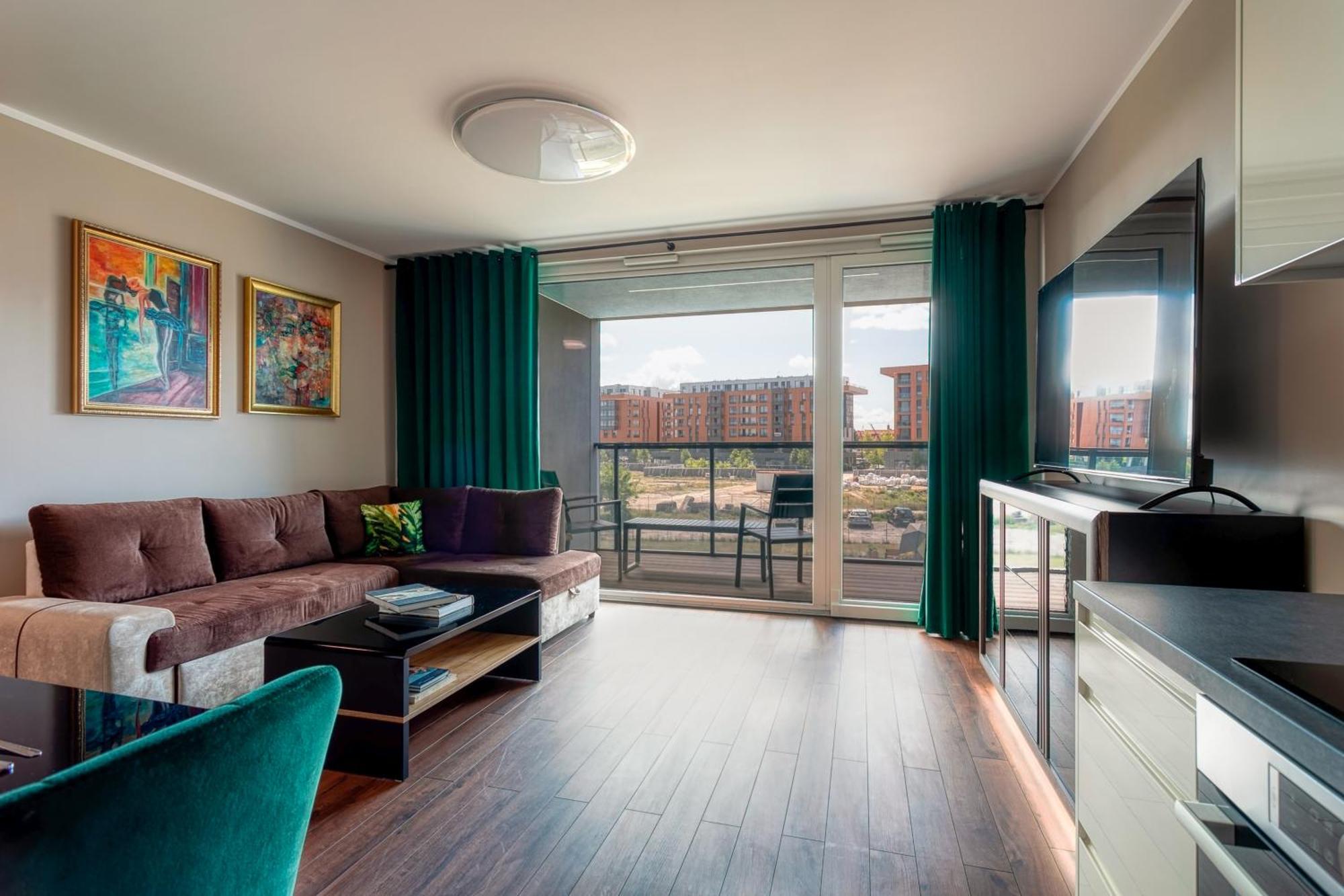 Apartment Blue Mandarin - Chlebova Gdansk