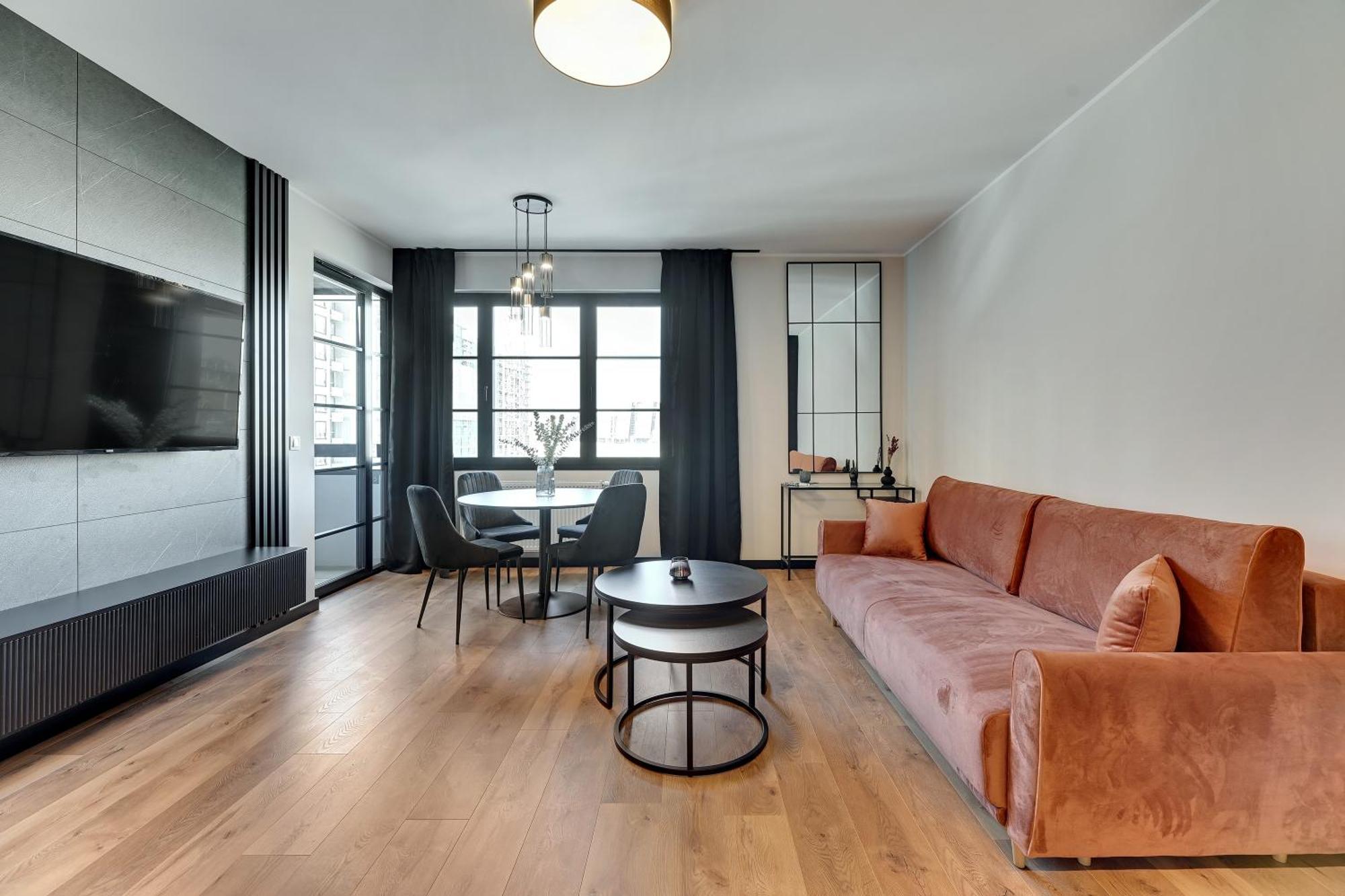 Apartment Doki Living - Foodhall & Parking By Downtown Gdansk