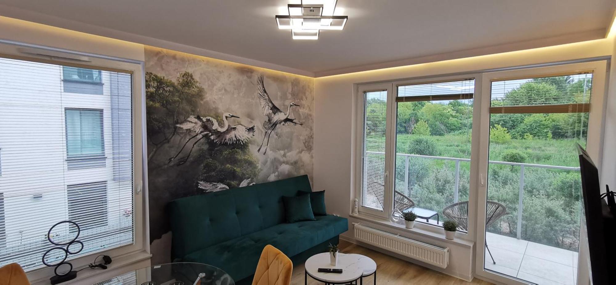 Apartment Flou Przystan Letnica 79, Parking & 700m Plaza