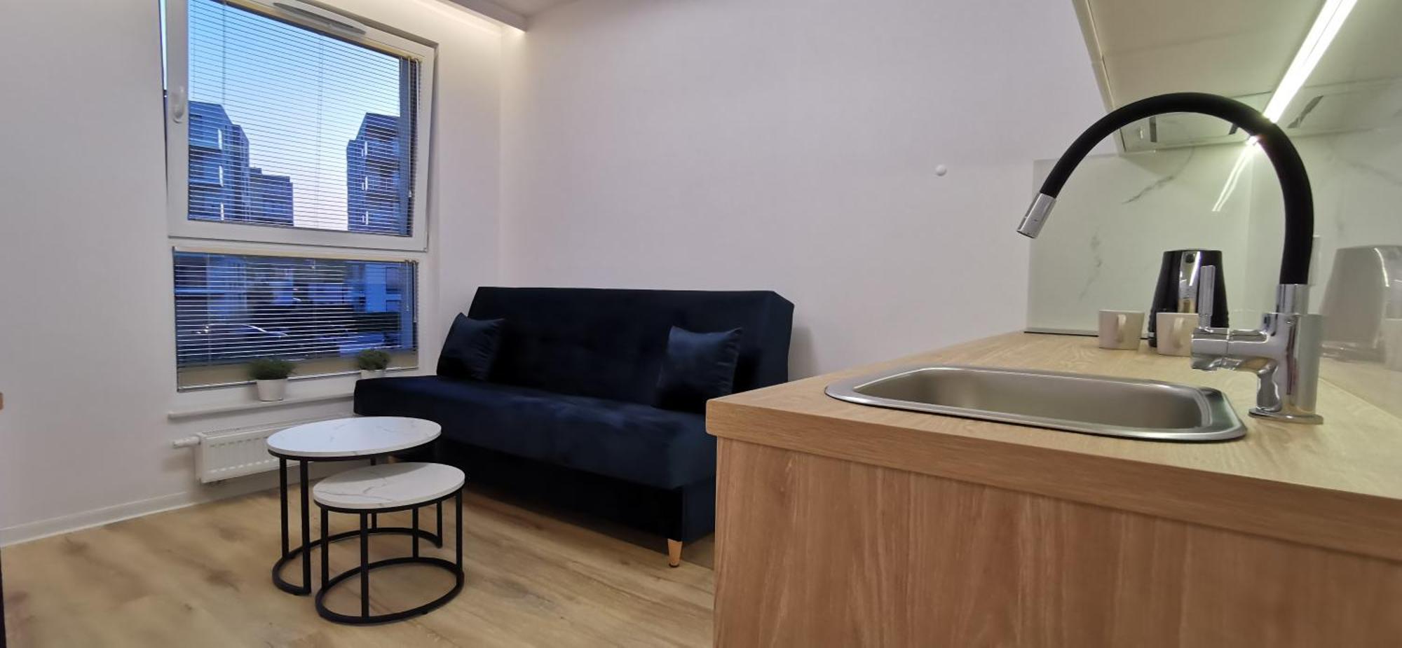 Flou Przystan Letnica 79, Parking & 700m Plaza Apartment Danzig