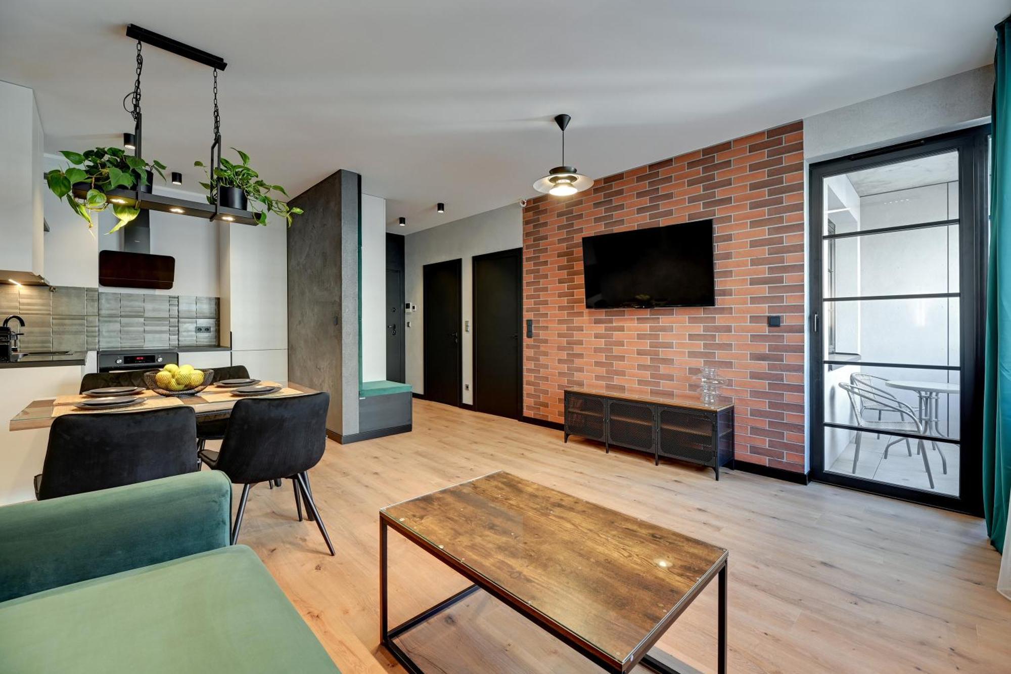 Doki Living - Foodhall & Parking By Downtown Apartment Gdansk