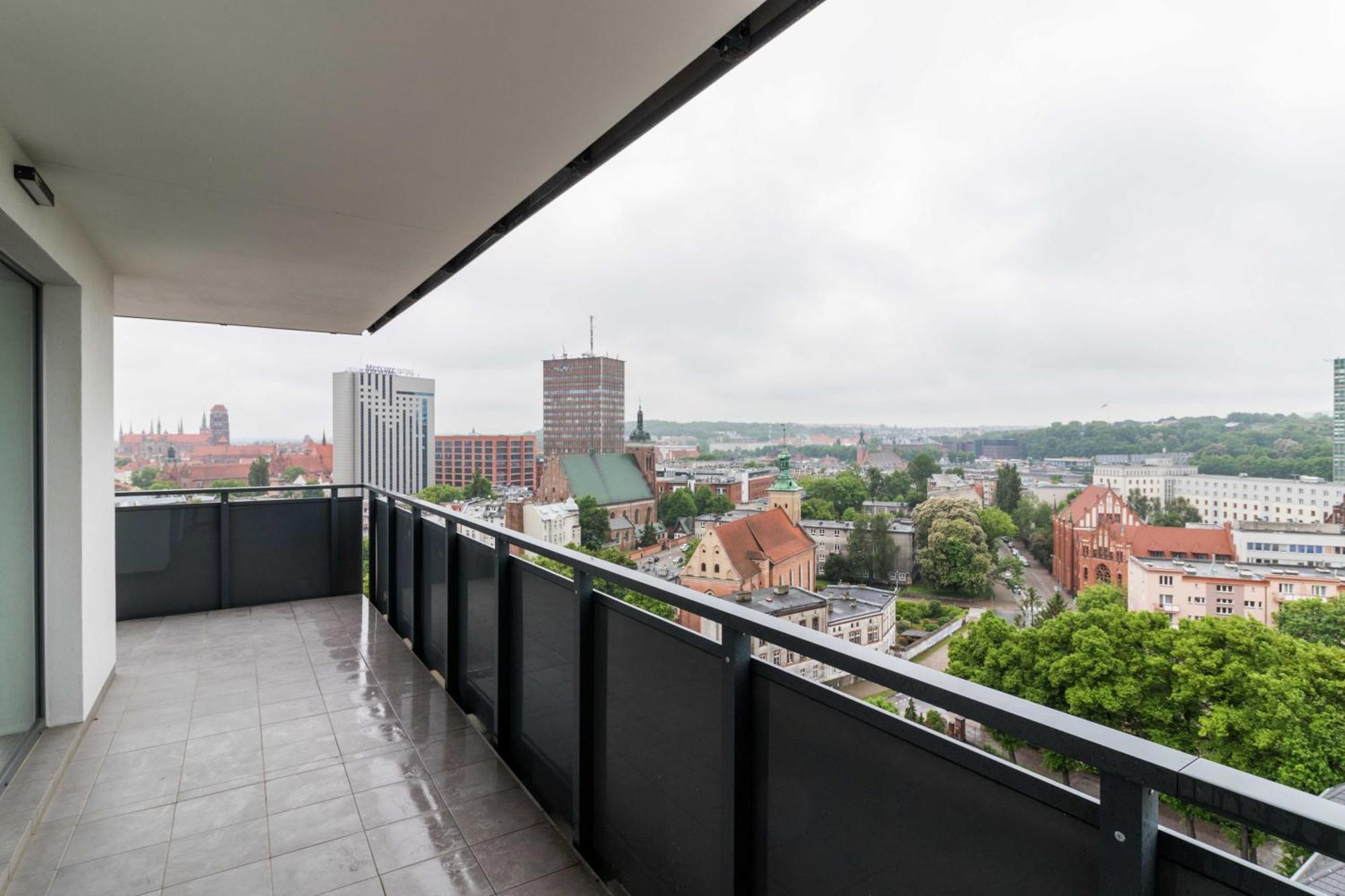 Apartment 12th Floor Beautiful View Terrace Gdansk