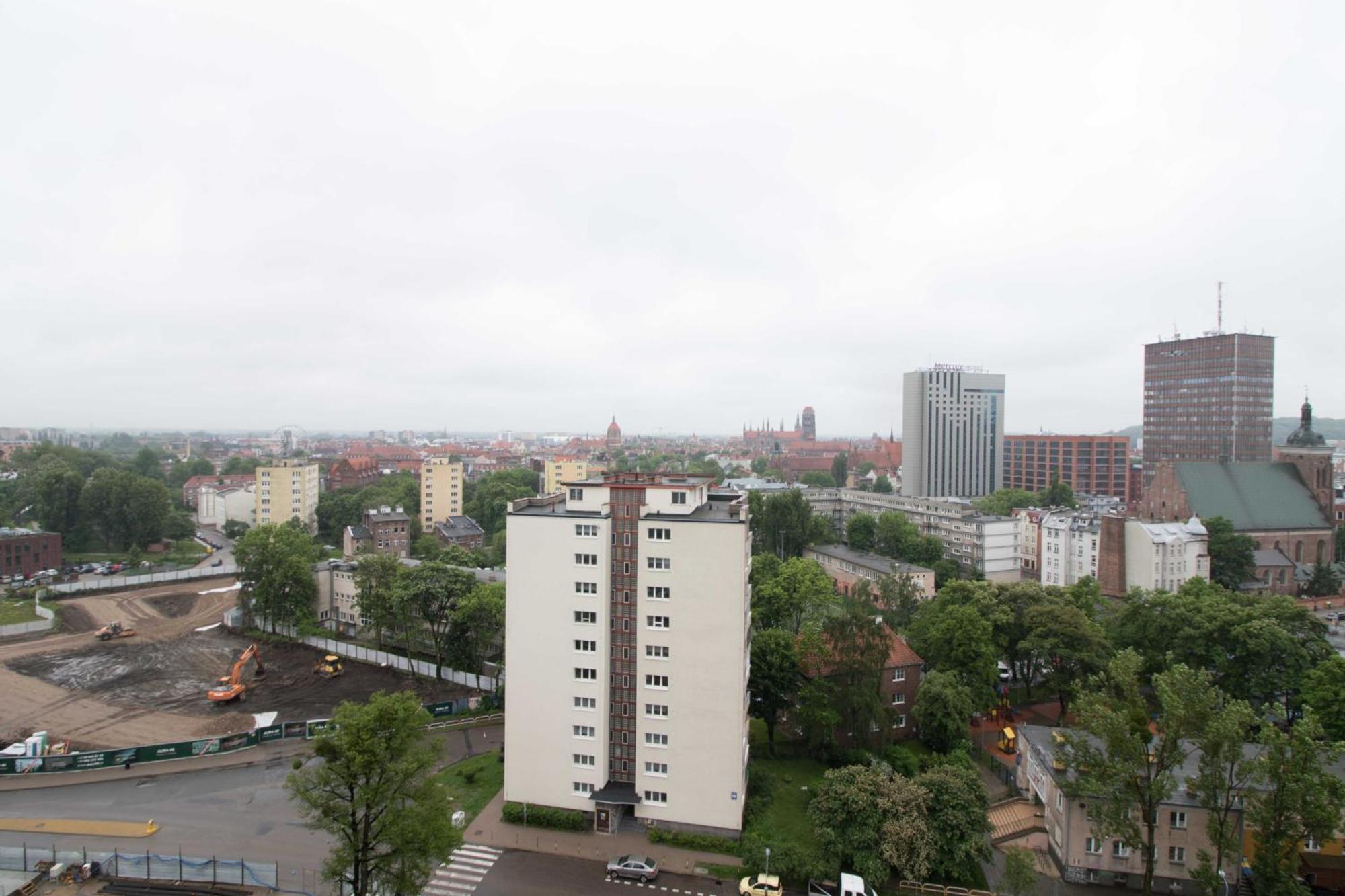 Apartment 12th Floor Beautiful View Terrace Gdansk