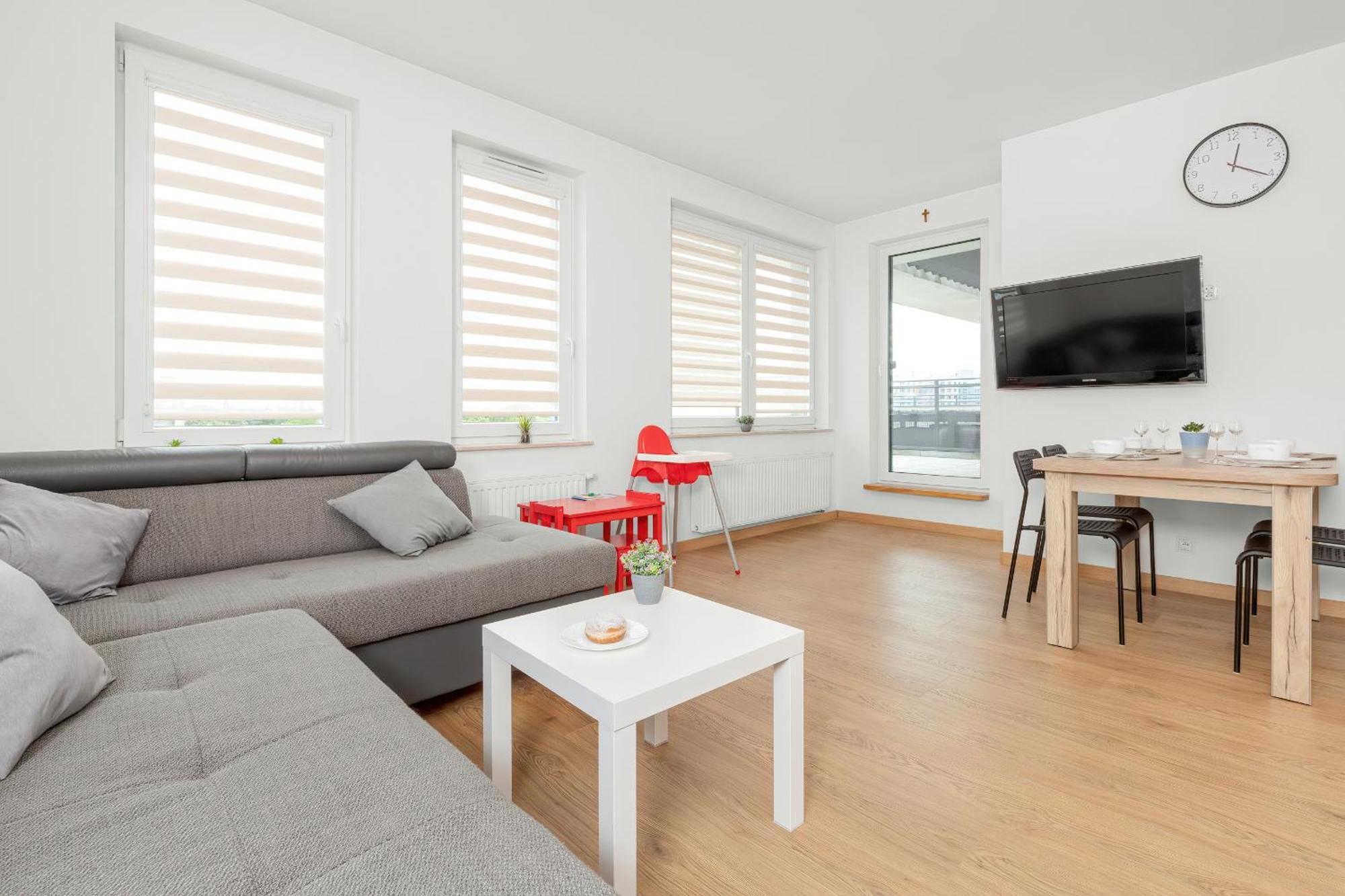 Sloneczny Balkon Z Parkingiem By Renters Lägenhet