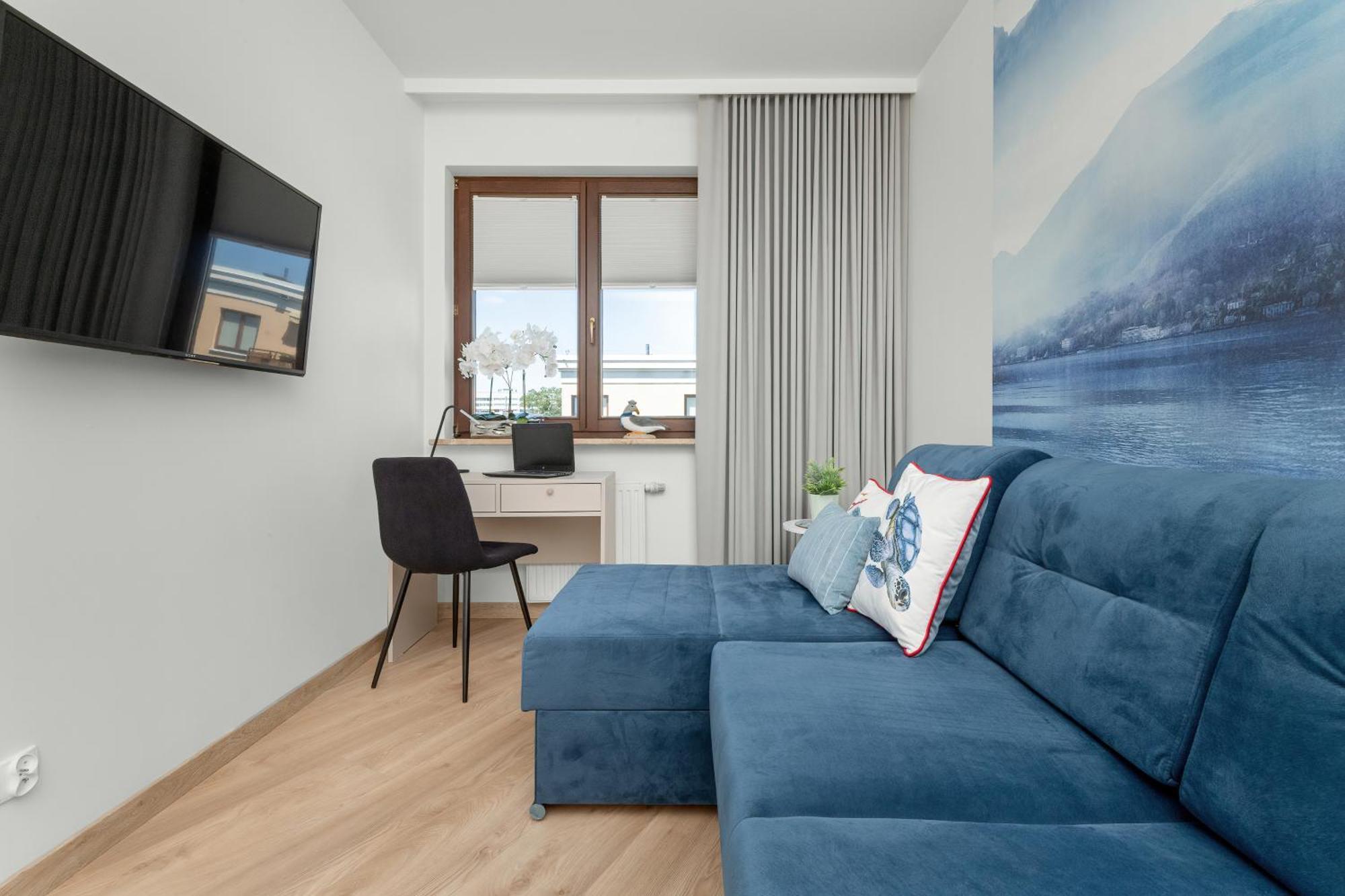 Luksusowy Z 4 Sypialniami, Klimatyzacja I Biurkiem W Gdansku By Renters *
