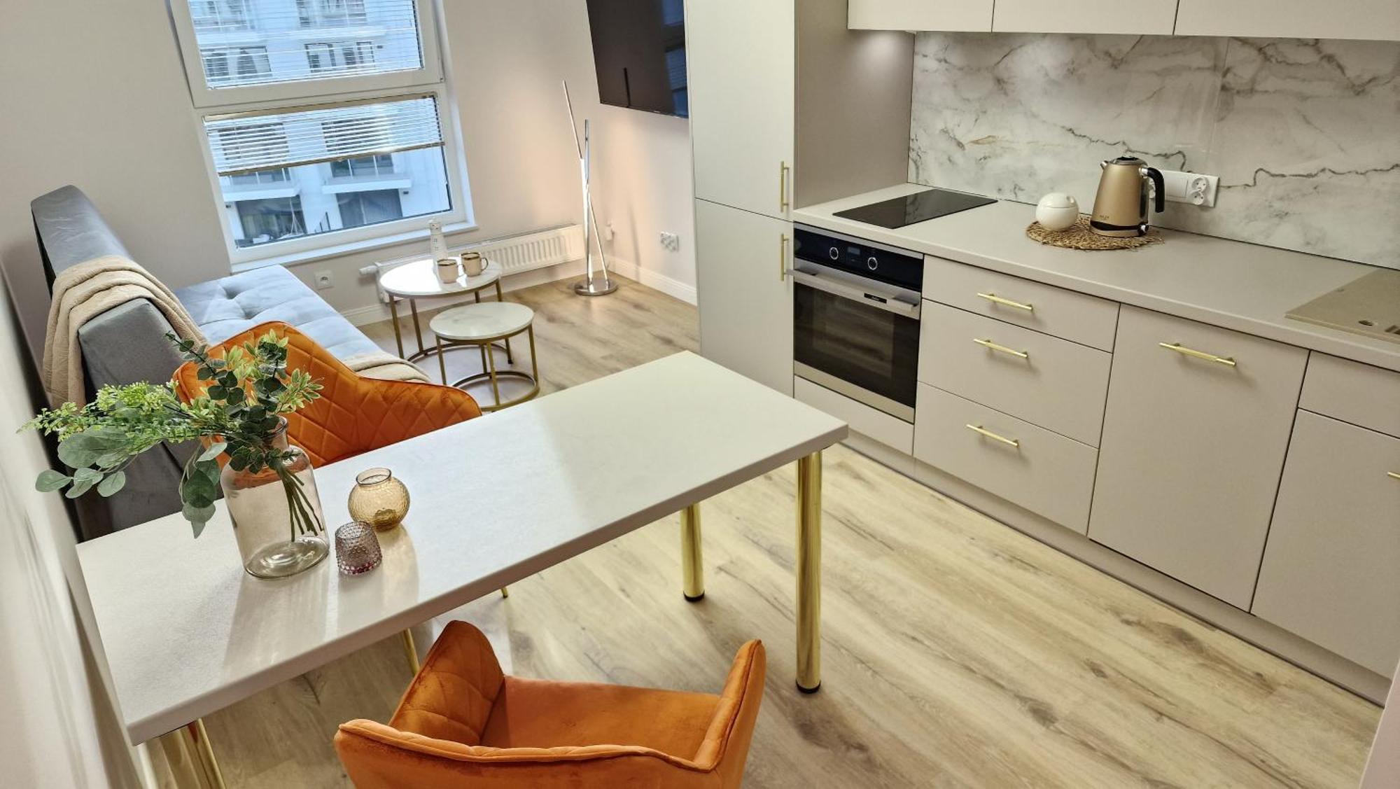 77 Flou Przystan Letnica, Parking & 800m Plaza Apartment Gdansk